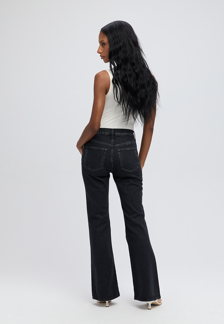 Nina High Rise Flare - Black Creek