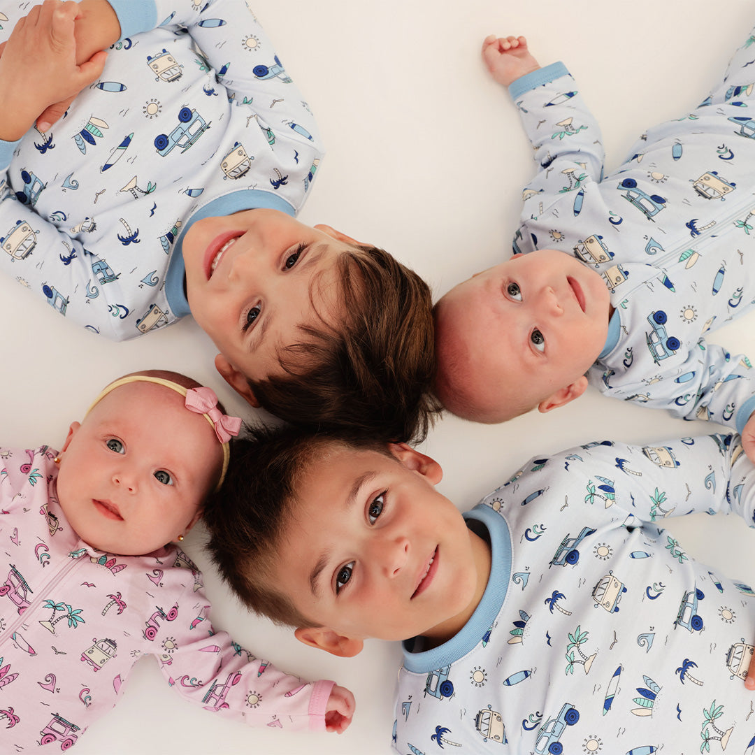 Zipper Footie Let's Go Surfing