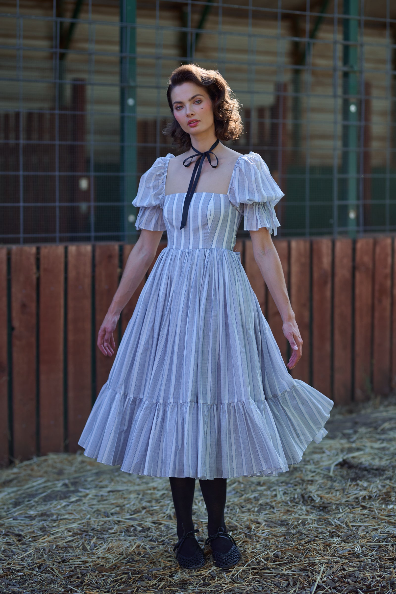 The Lake Stripe Market Dress