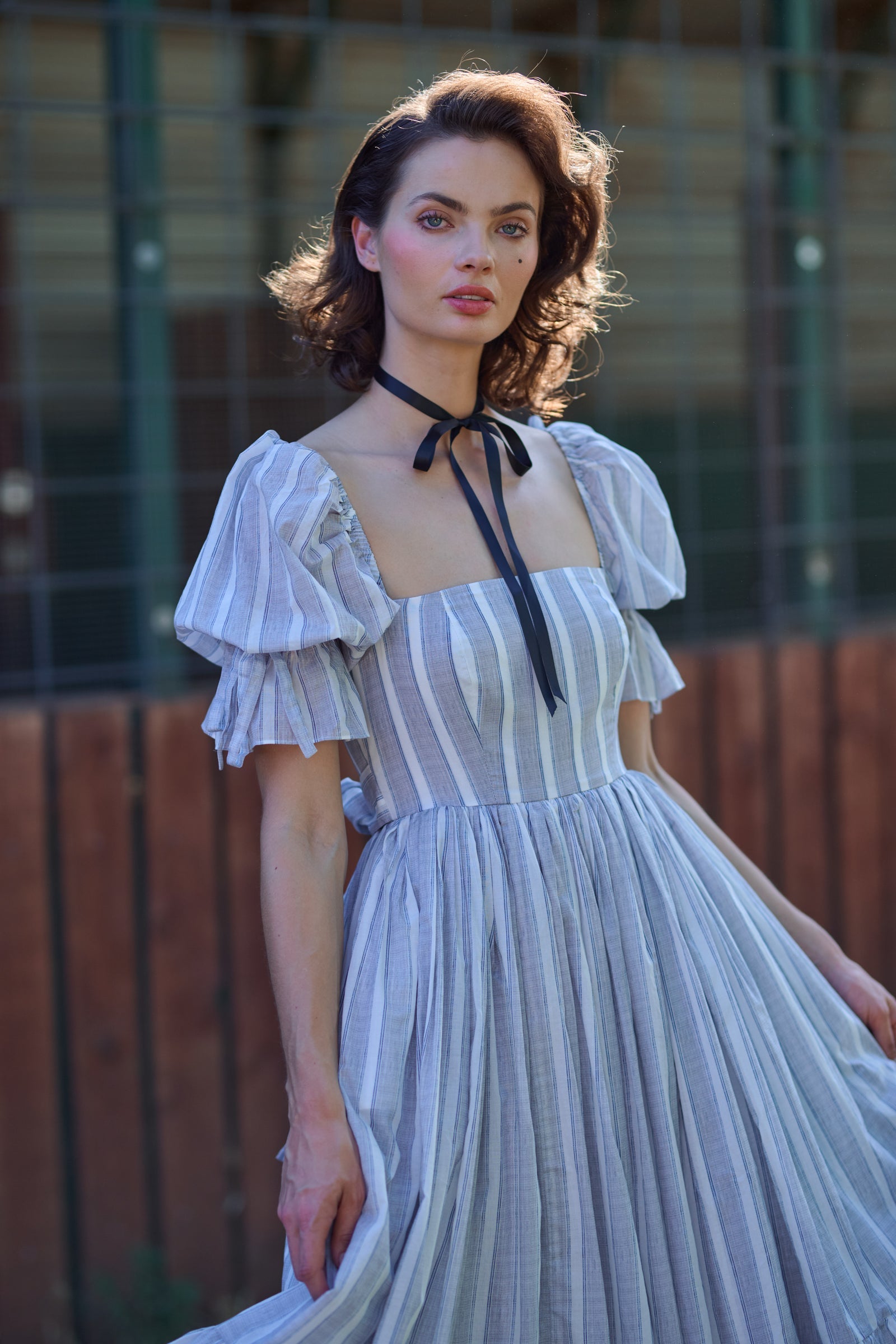 The Lake Stripe Market Dress