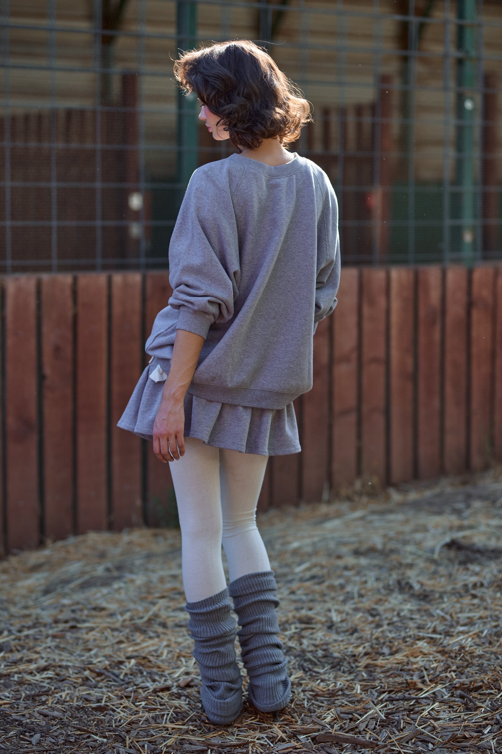 The Heather Grey Heather Skirt