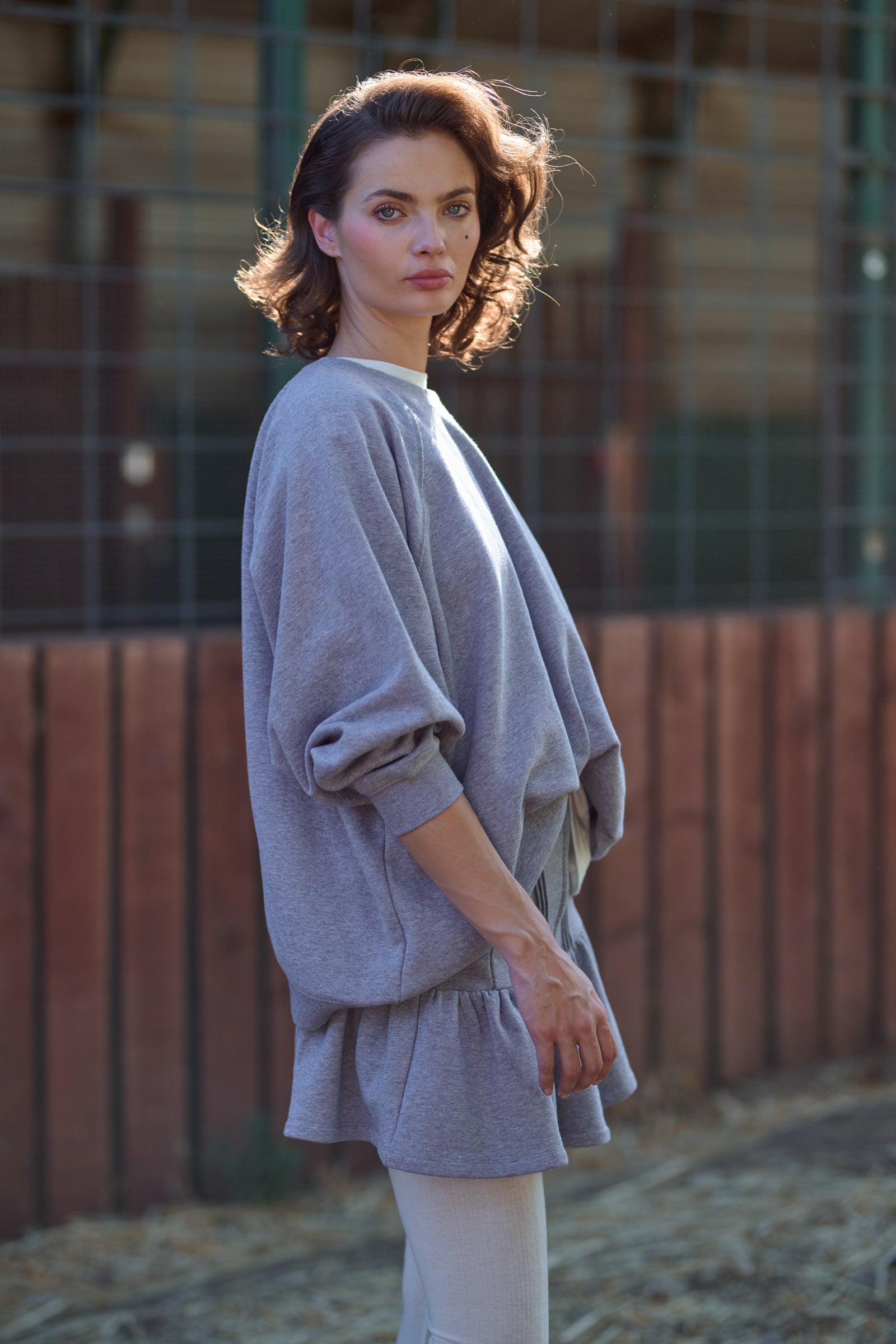 The Heather Grey Heather Skirt