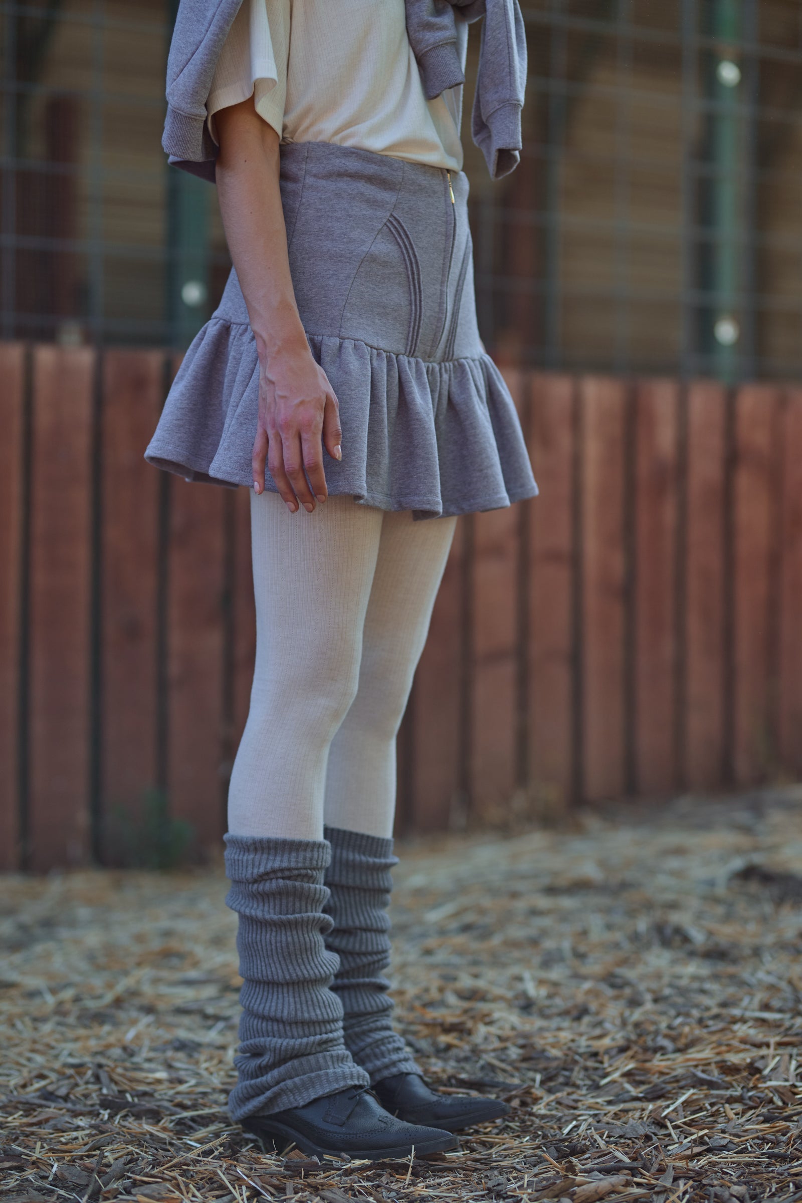 The Heather Grey Heather Skirt