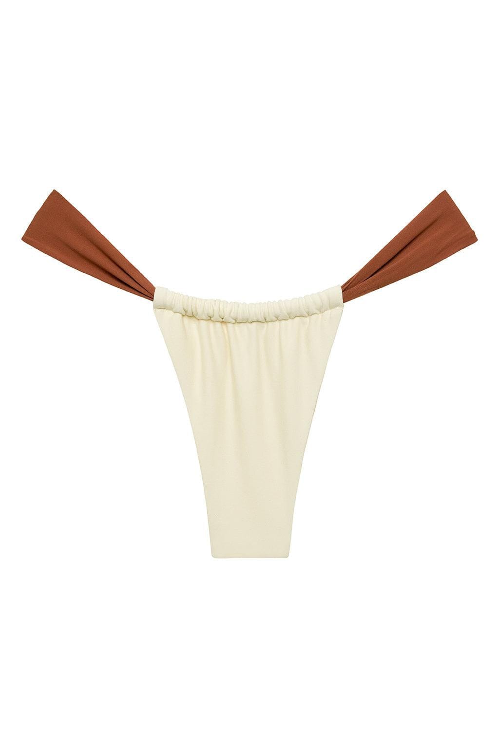 Oat Terracotta Binded Sandra Bikini Bottom