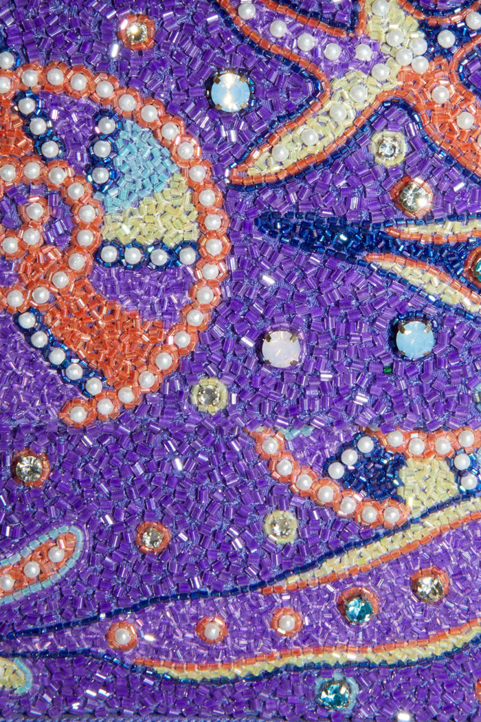 Selene Embellished Bag in Lilac - will take 2-4 weeks to arrive