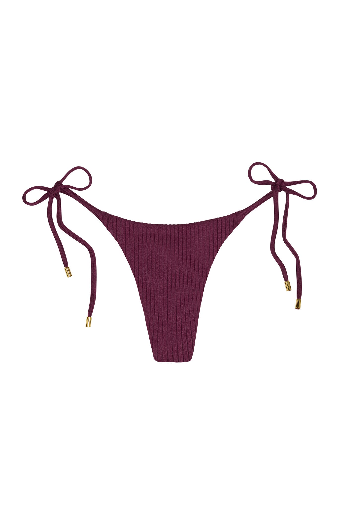 Palma Thong - Eggplant Wide Rib