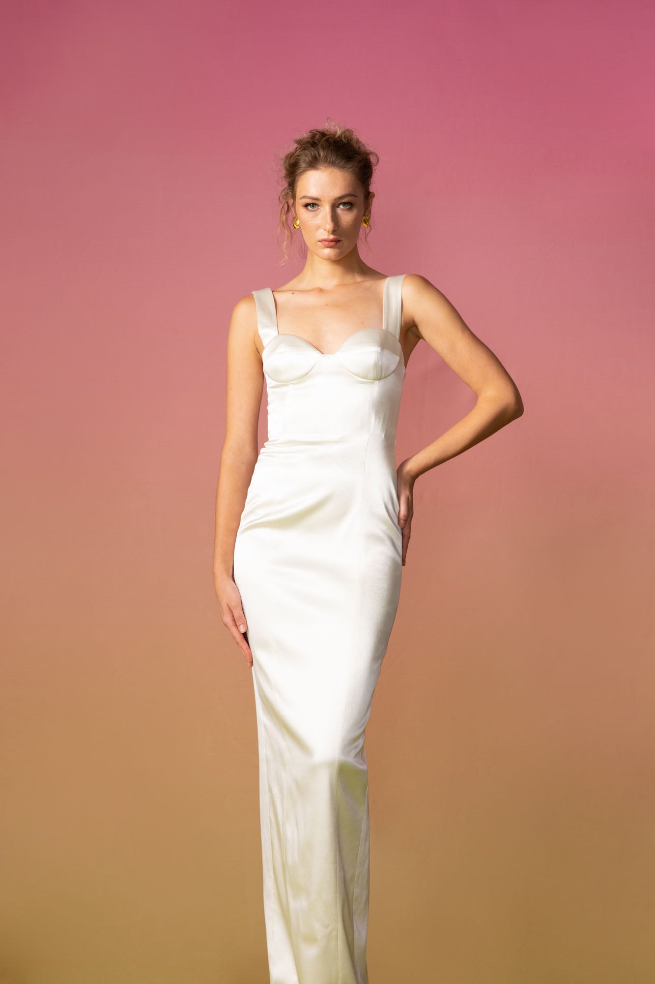 Palmela Gown - Ivory