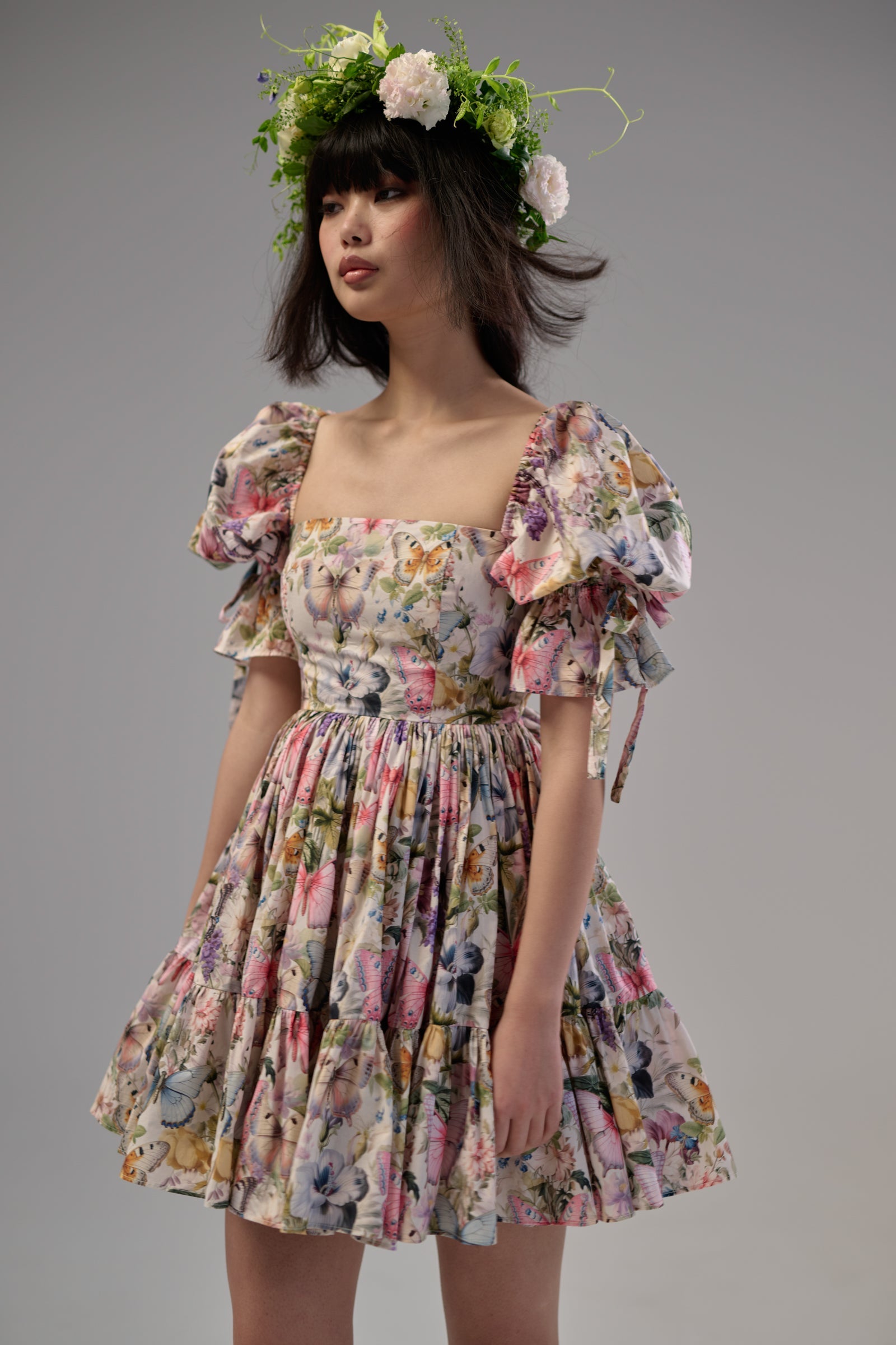 The Butterfly Botanics Mini Market Dress