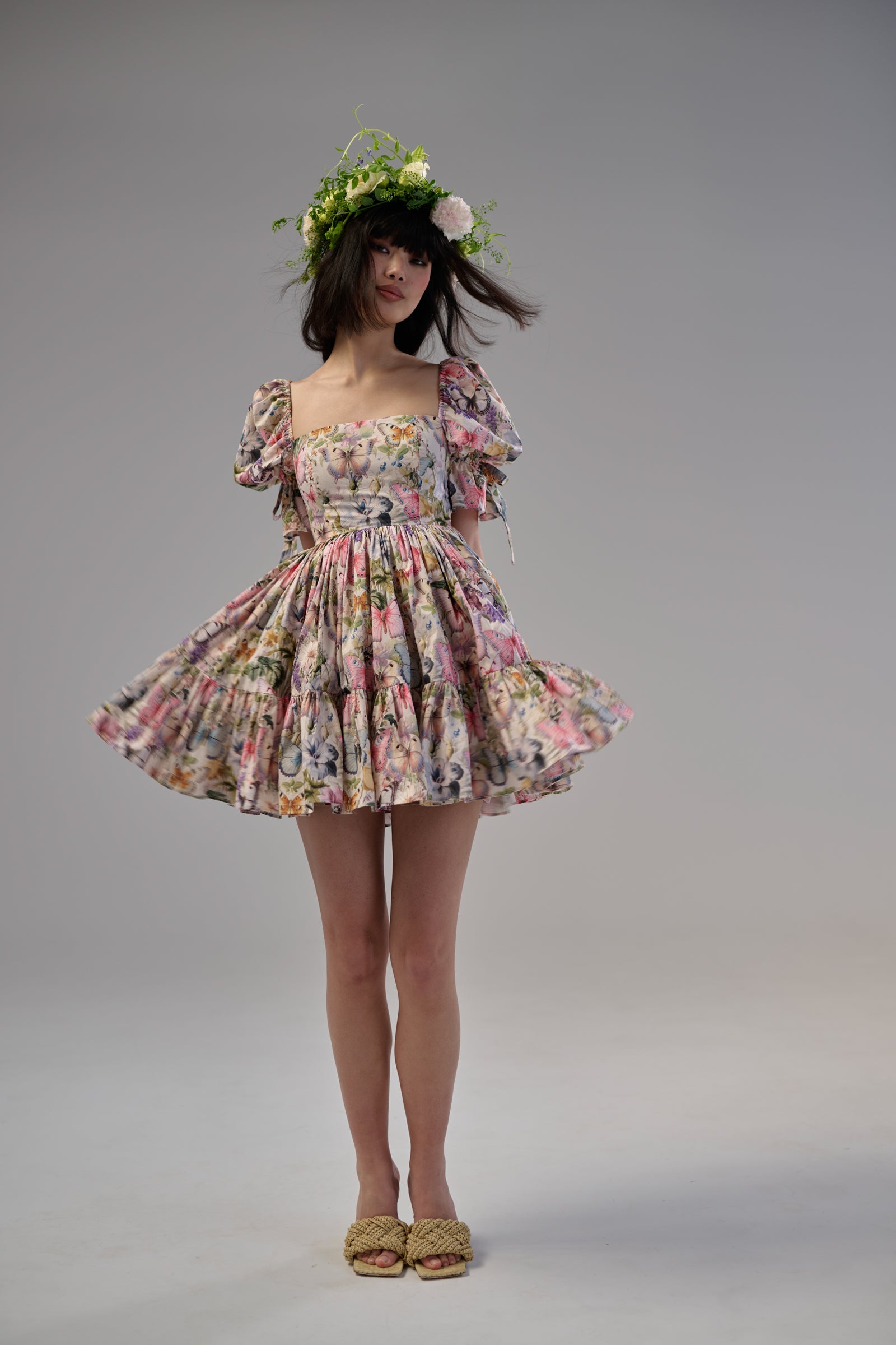 The Butterfly Botanics Mini Market Dress