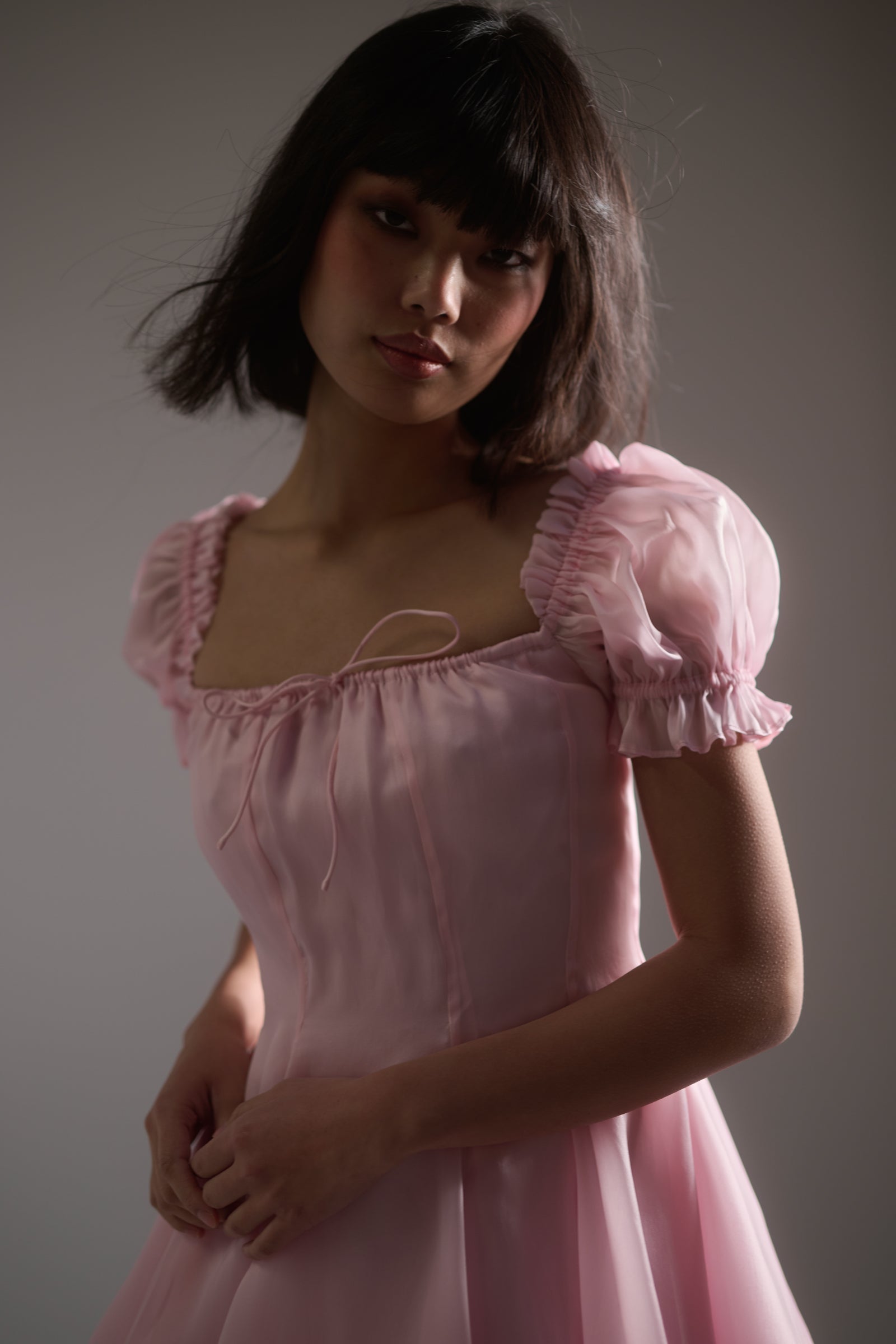 The Baby Soft Silk Mini Garden Party Dress