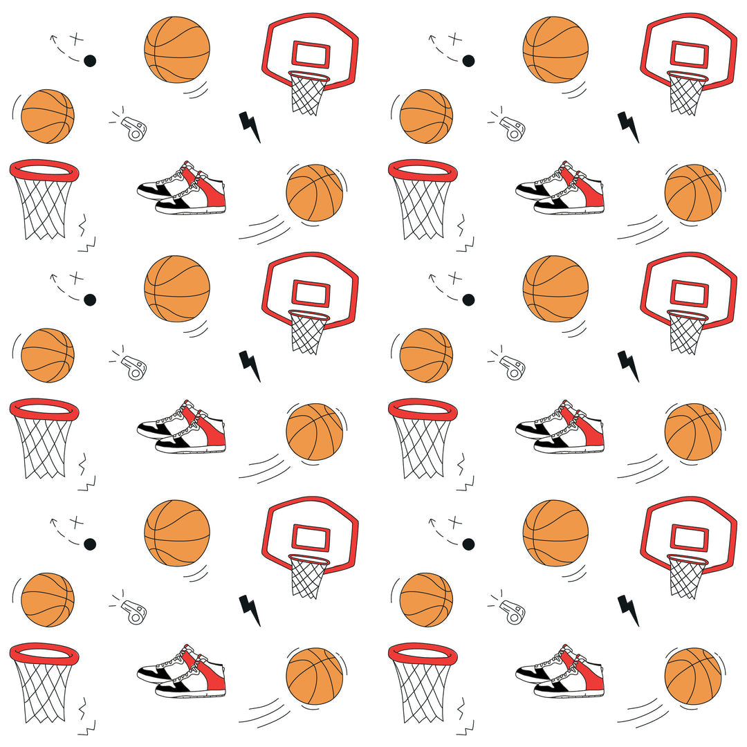 Zipper Footie Basketball