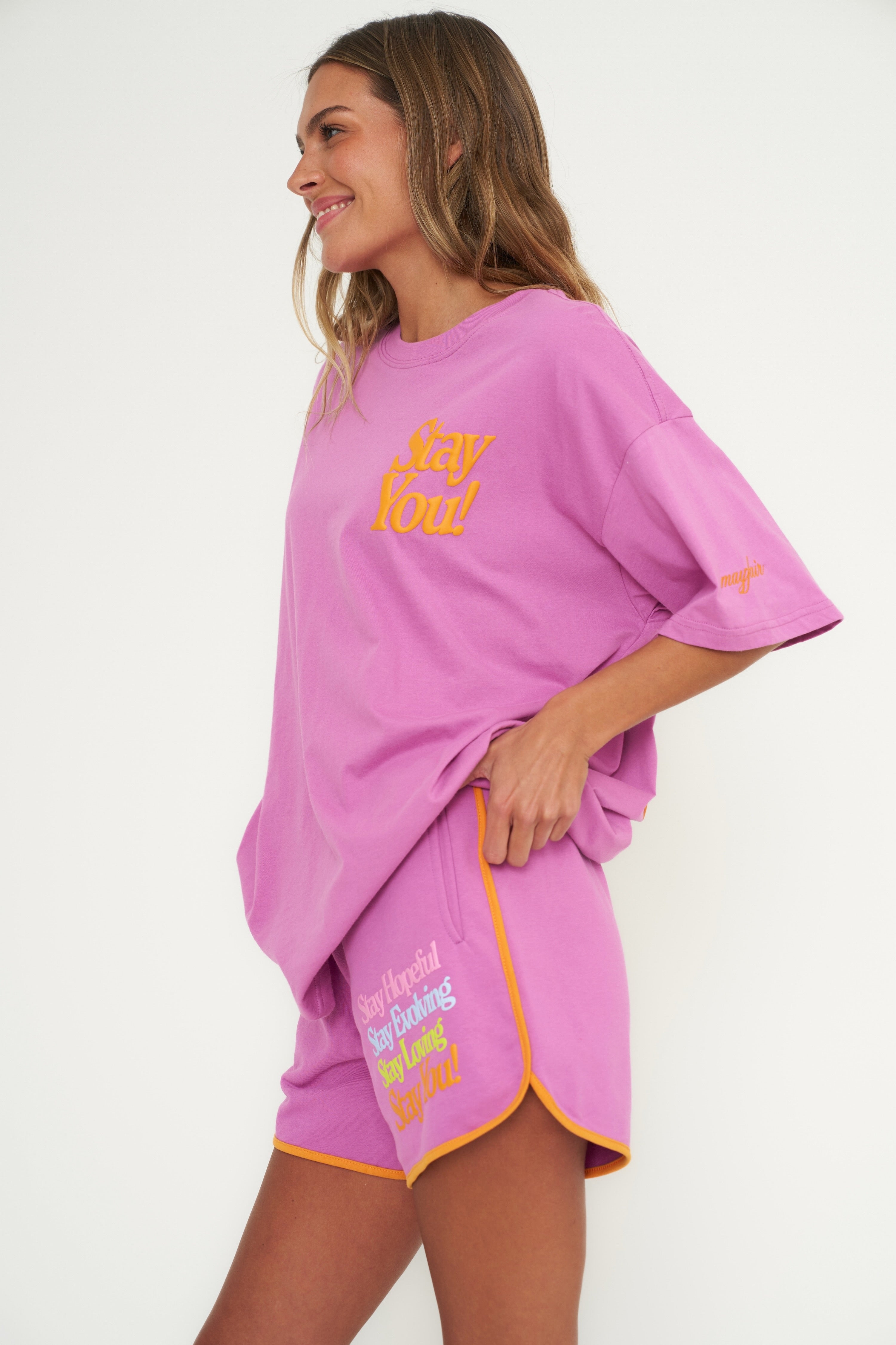 Stay You Retro Sweatshorts