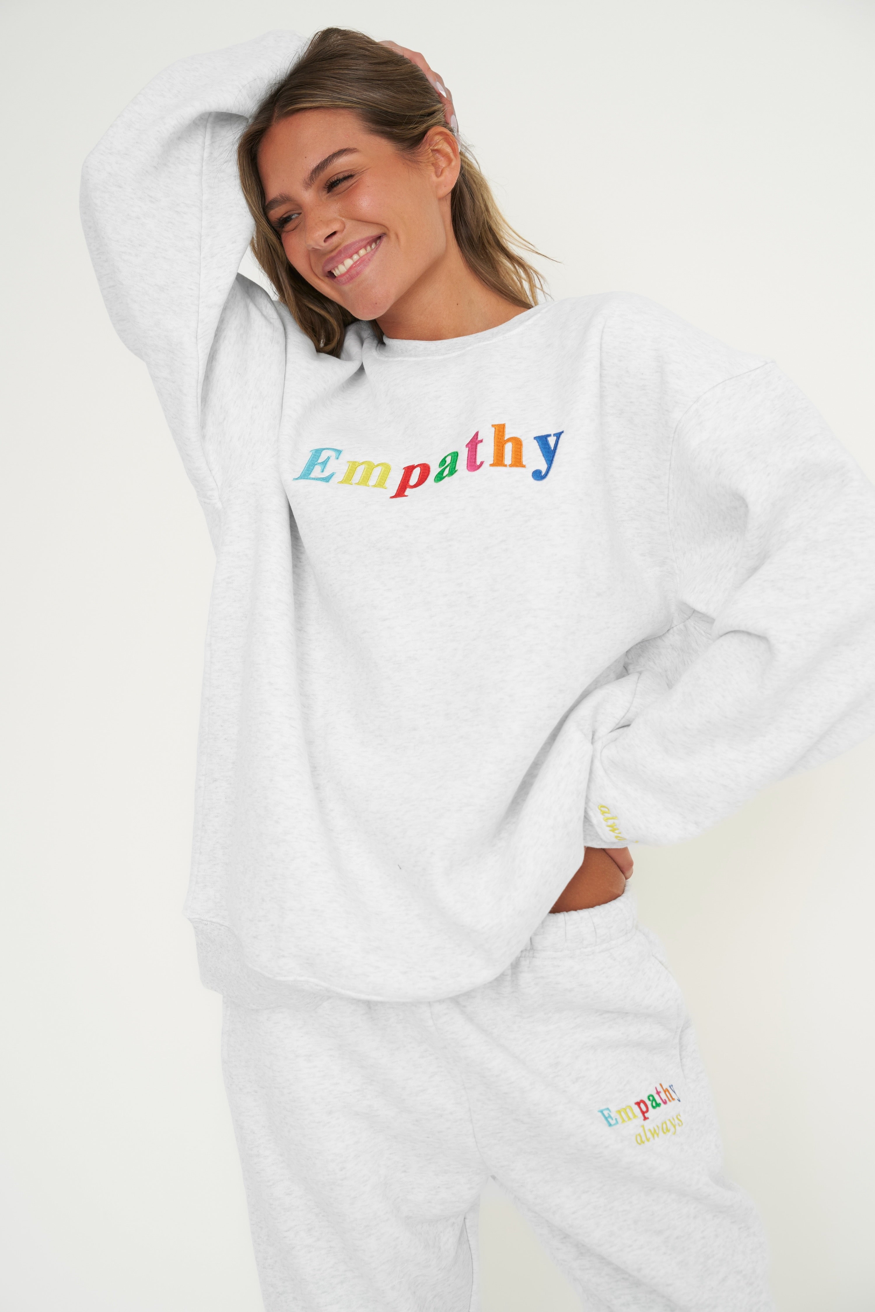 Empathy Always Grey Crewneck