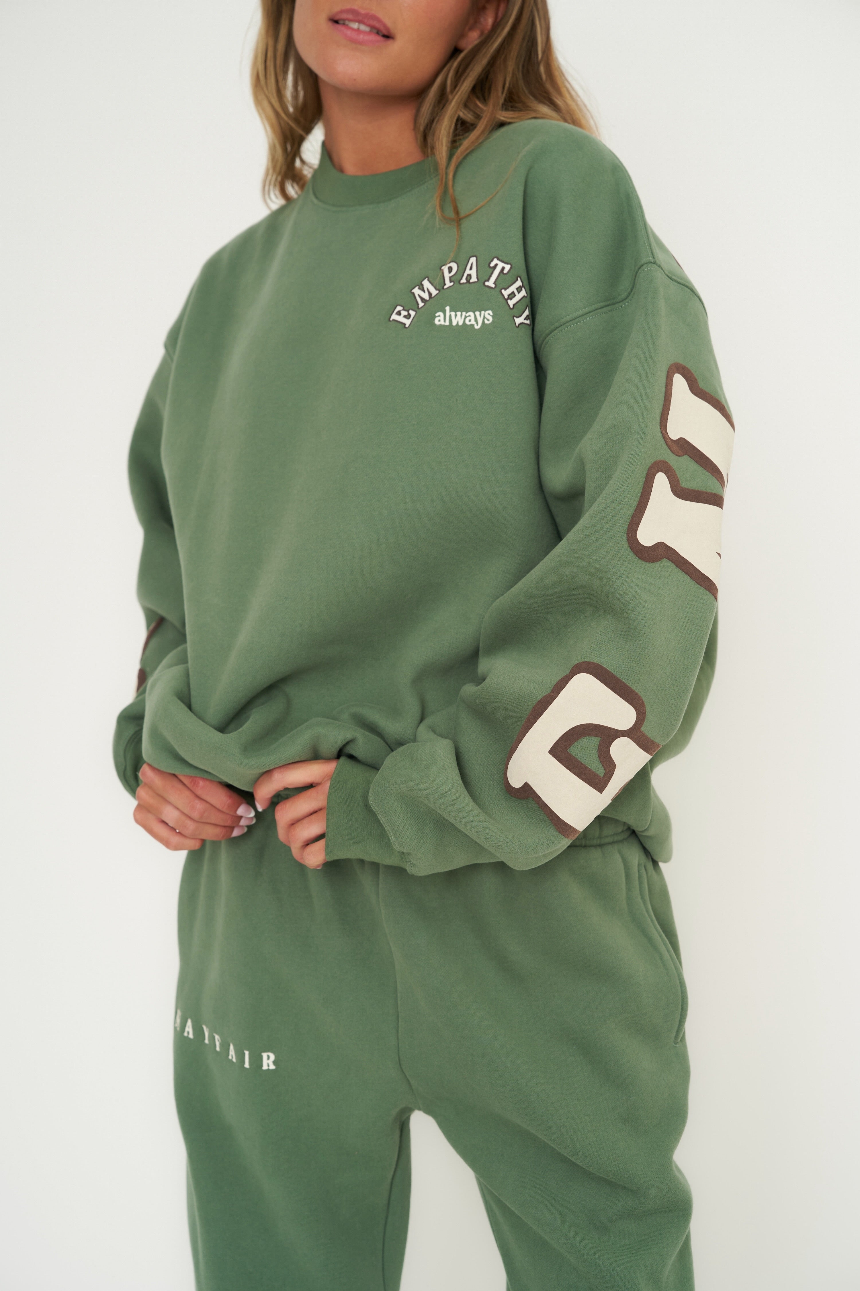 Empathy Always Olive Sweatpants