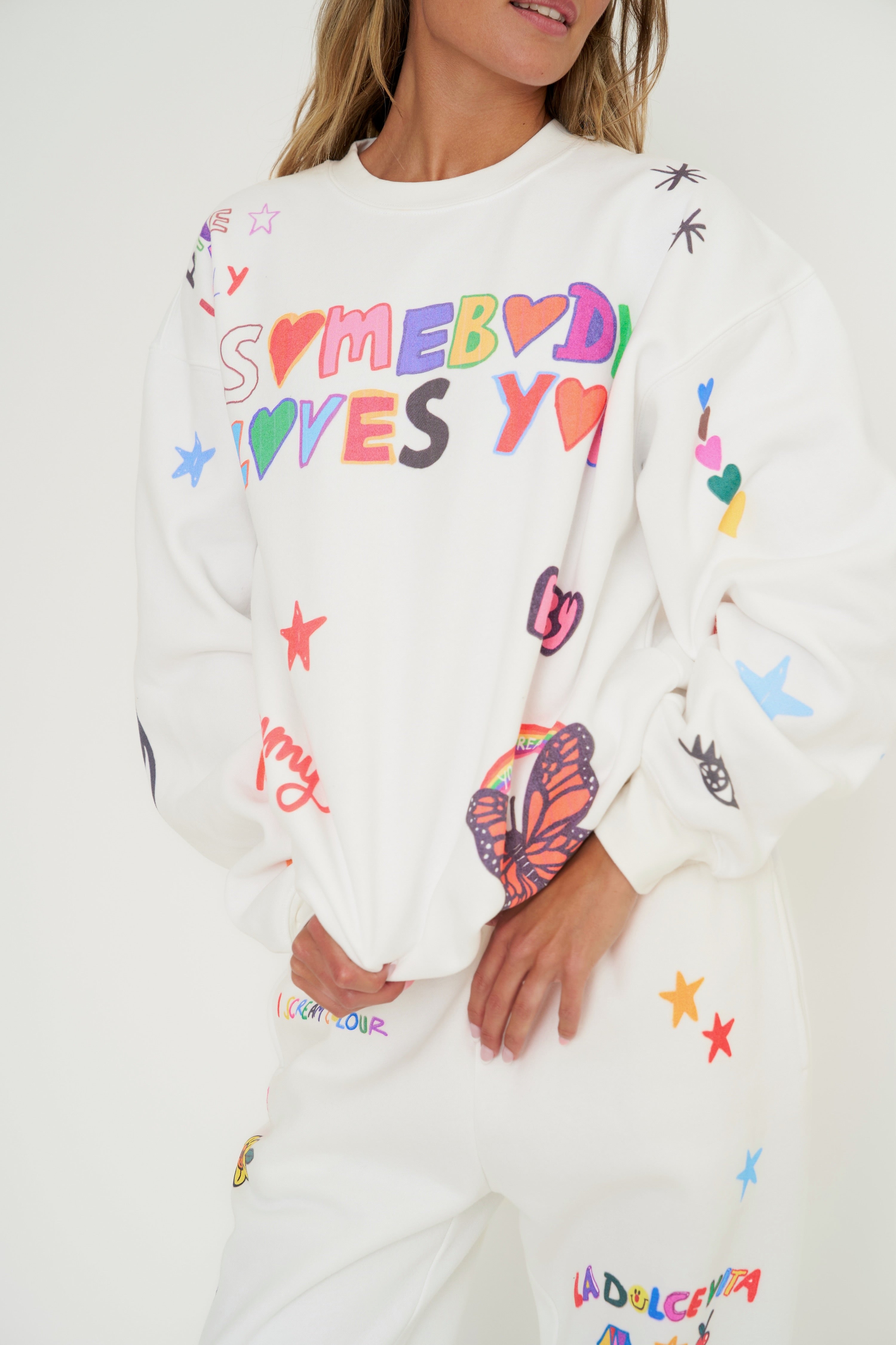 Mayfair x @iscreamcolour Somebody Loves You Crewneck