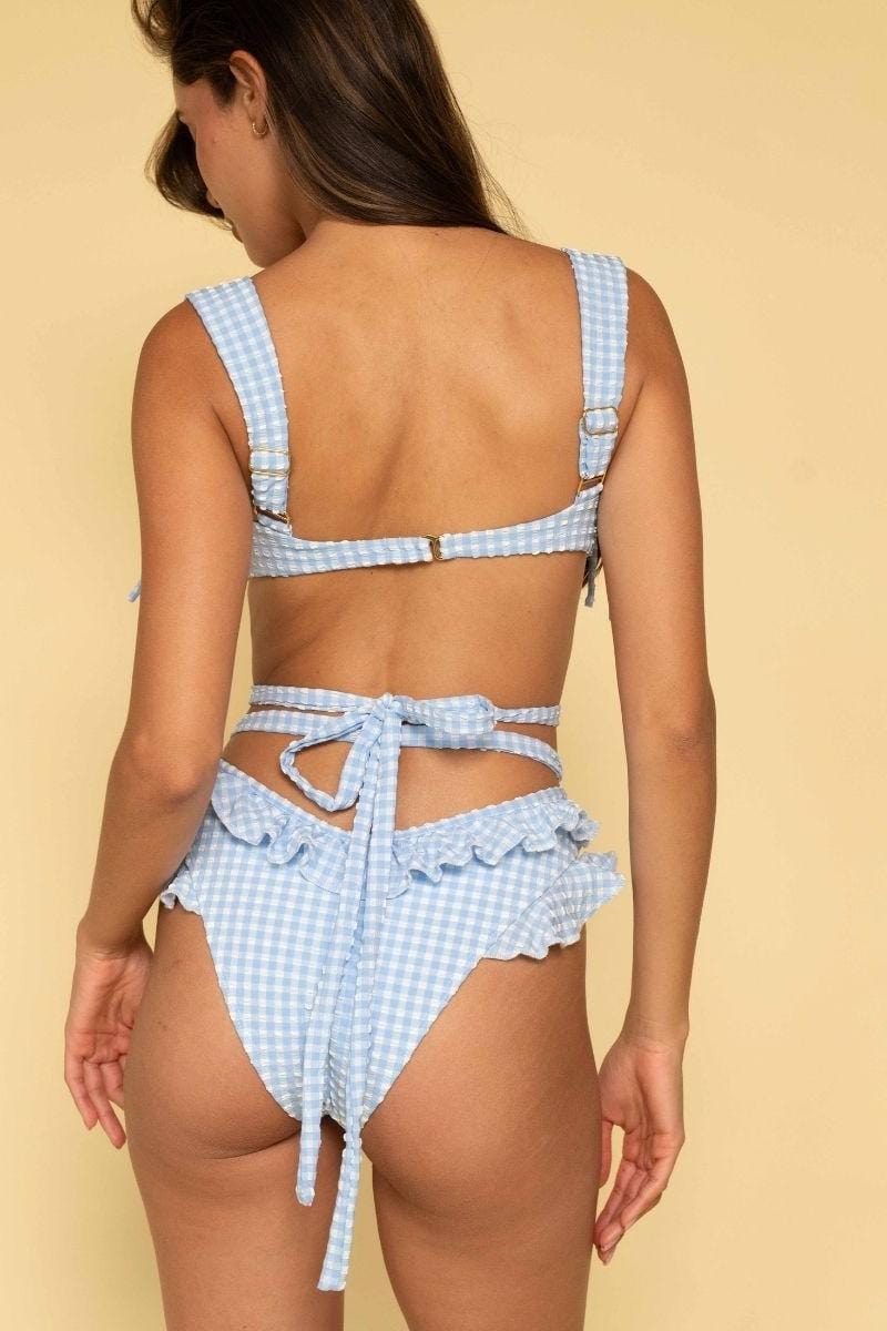 Peri Micro Gingham Ballet Lulu Bikini Bottom