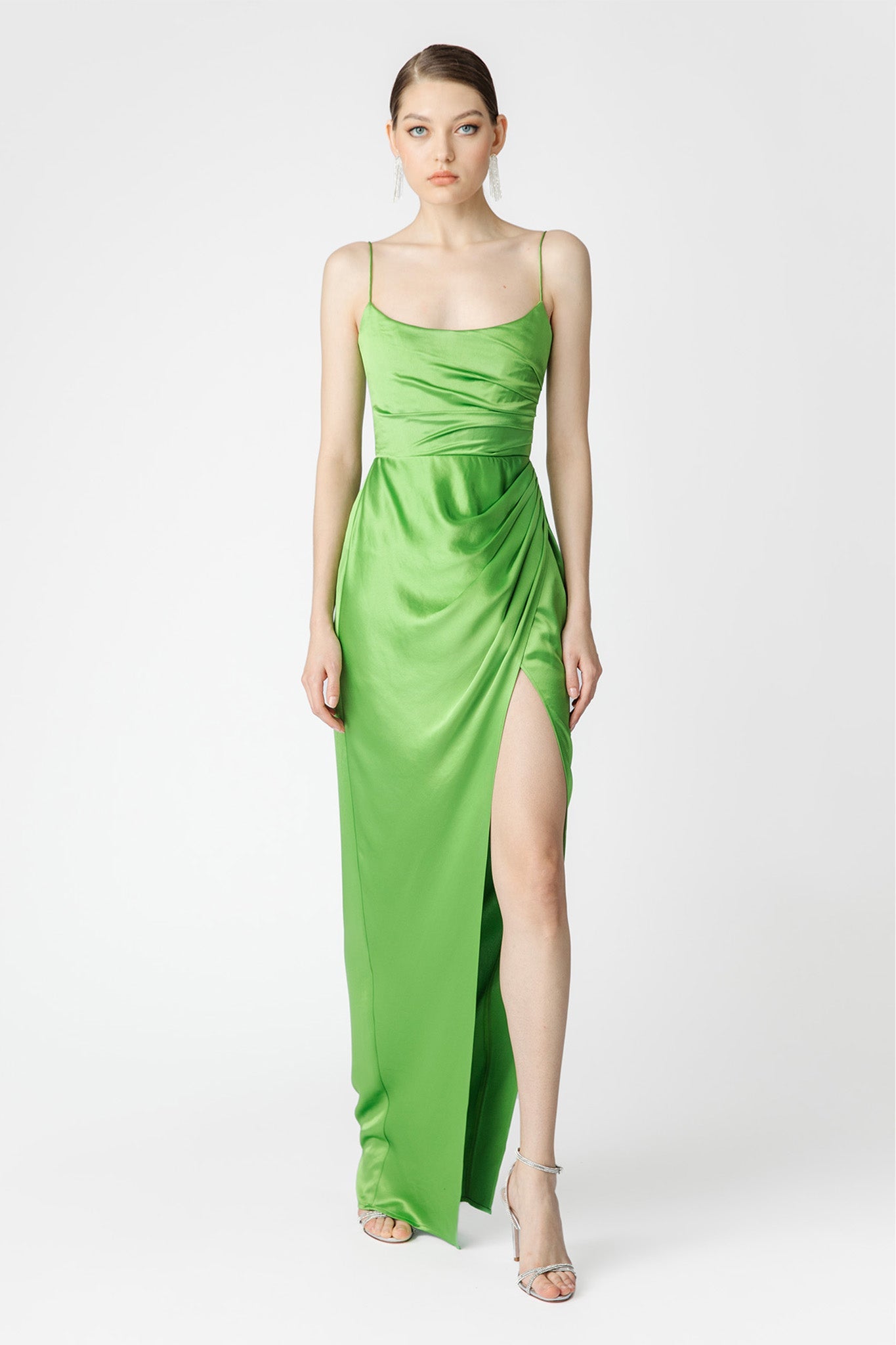 Perla Gown - Apple Green