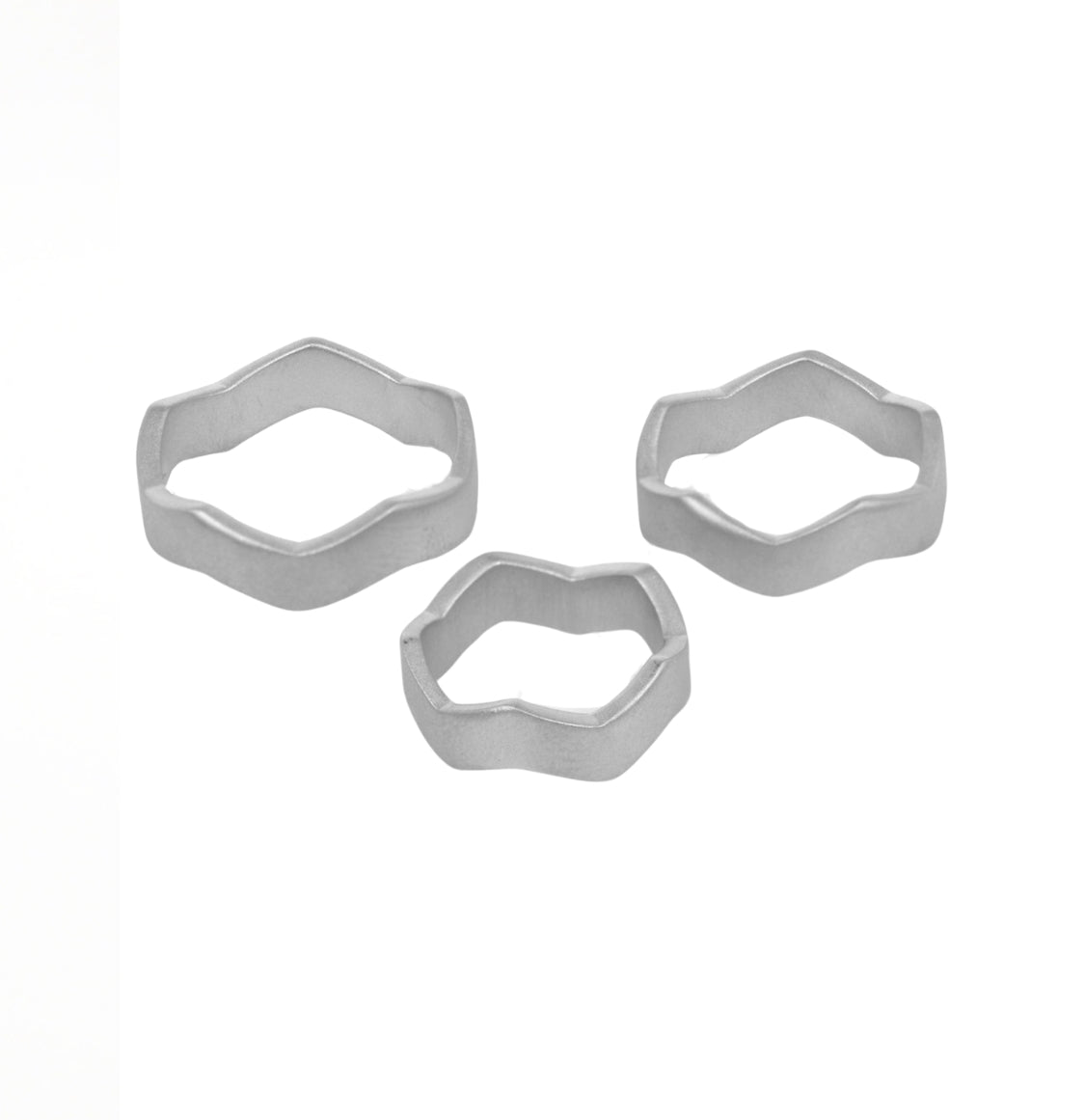 Zig Zag Ring Set