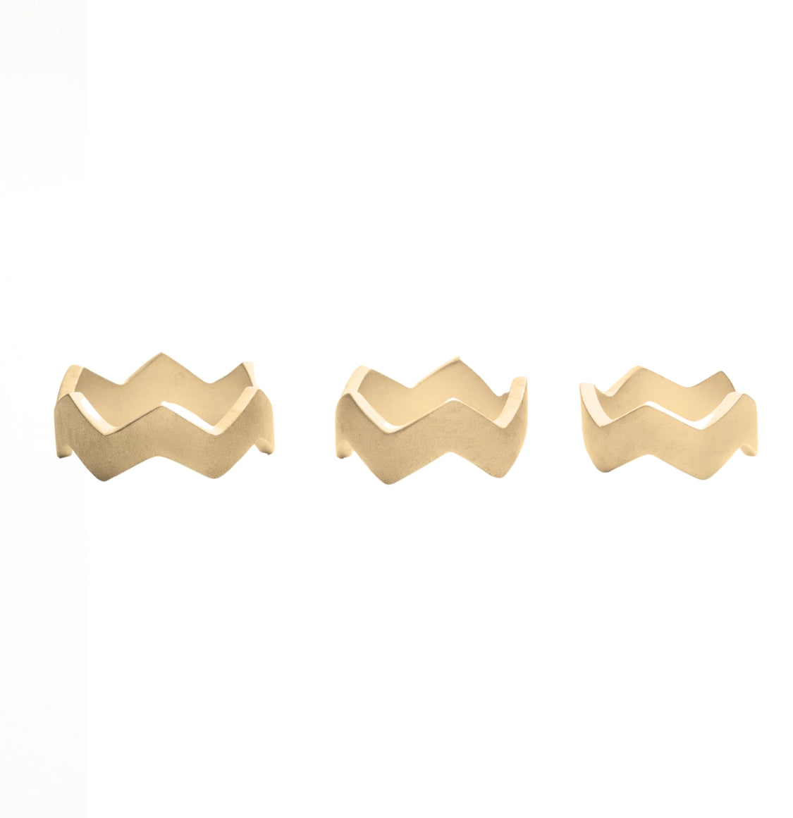 Zig Zag Ring Set