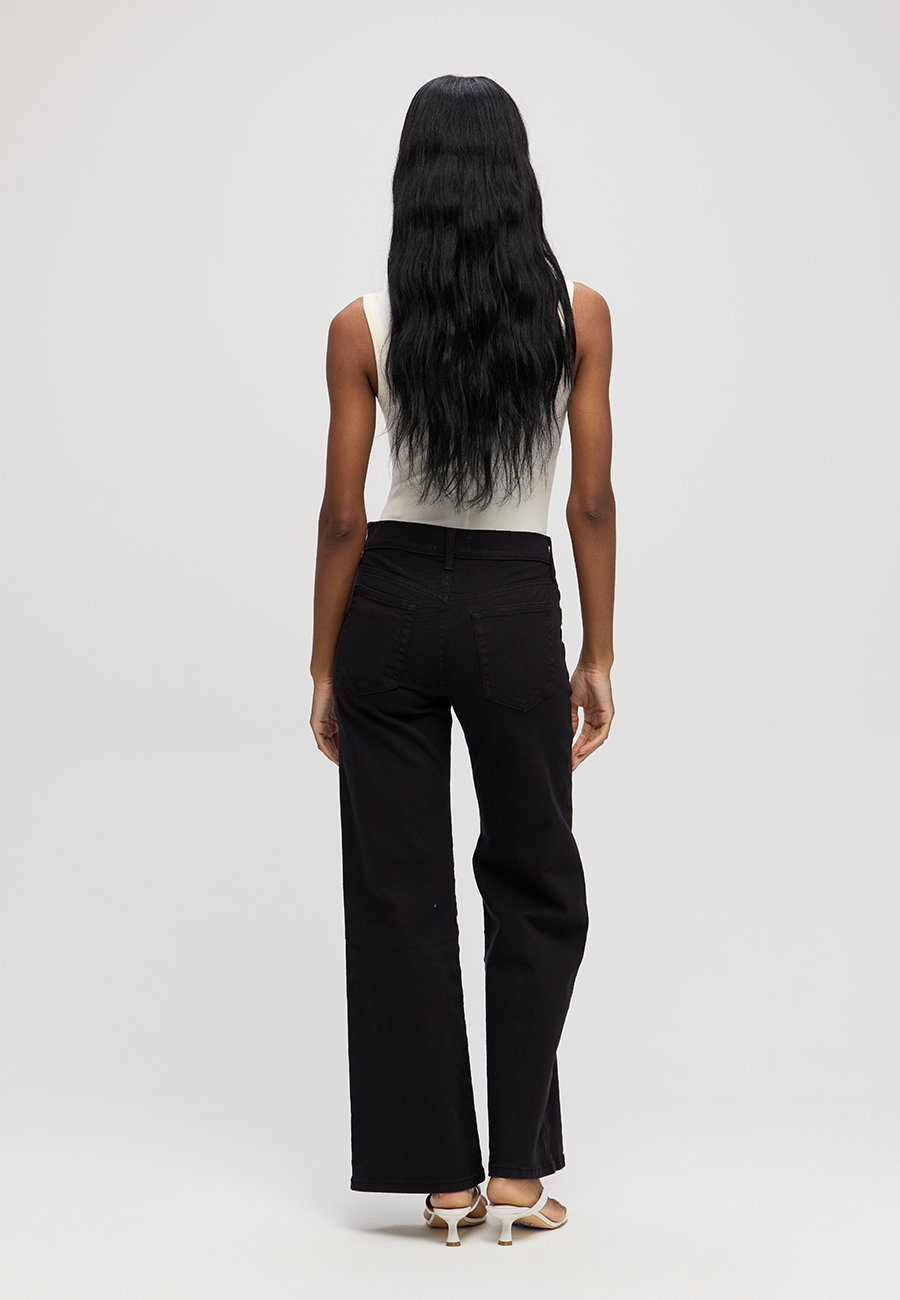 Romi French Wide Leg - Onyx