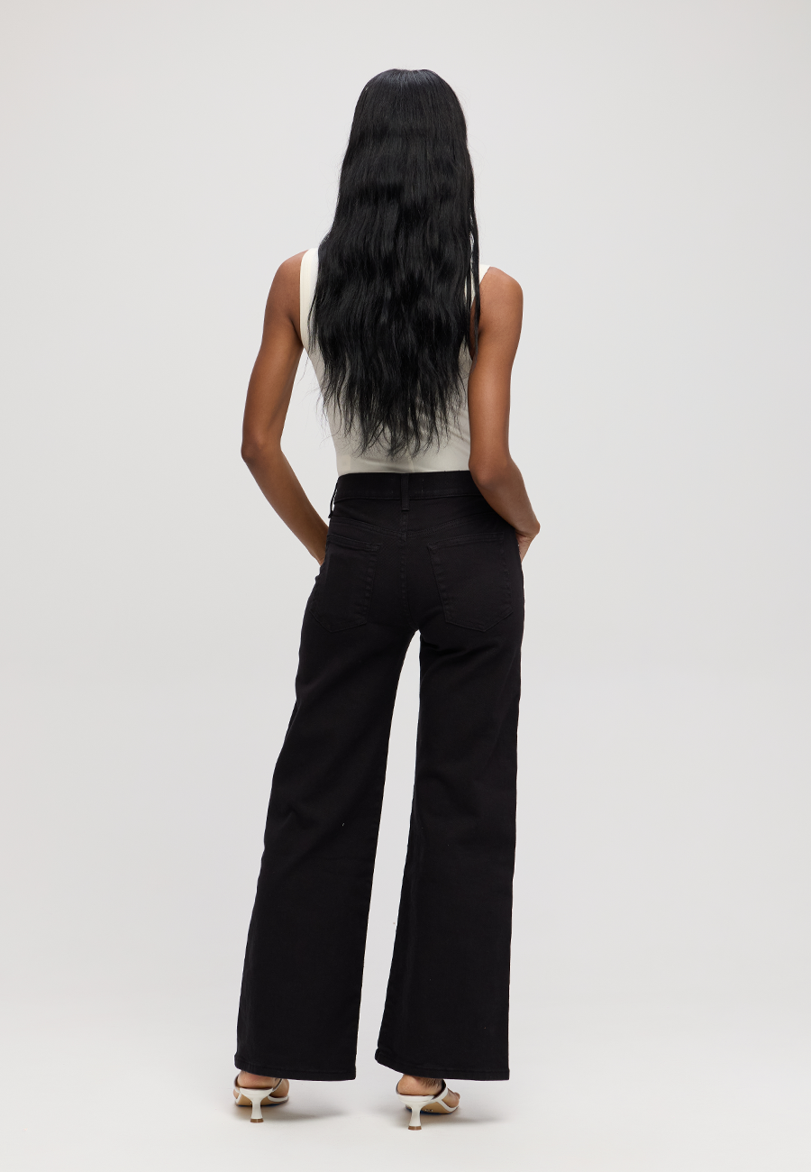 Romi French Wide Leg - Onyx