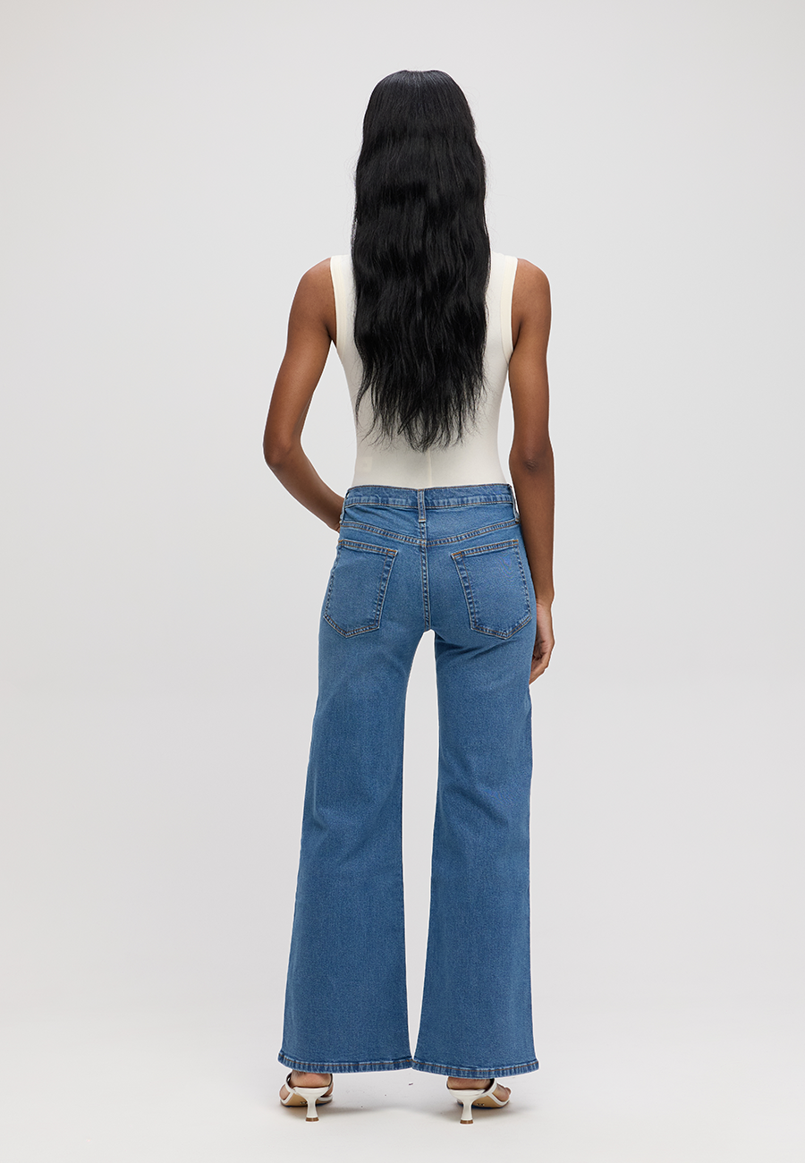 Romi French Wide Leg - Tide