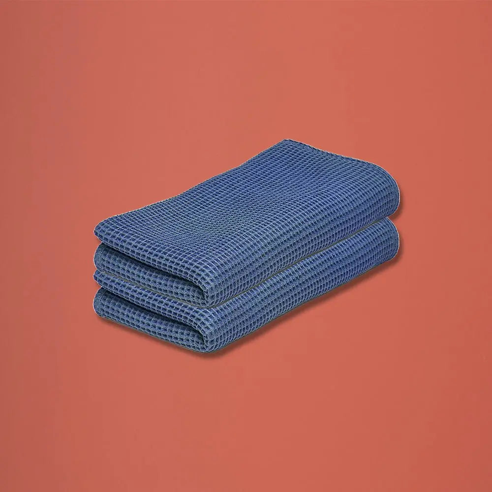 Bamboo Waffle Towels | River