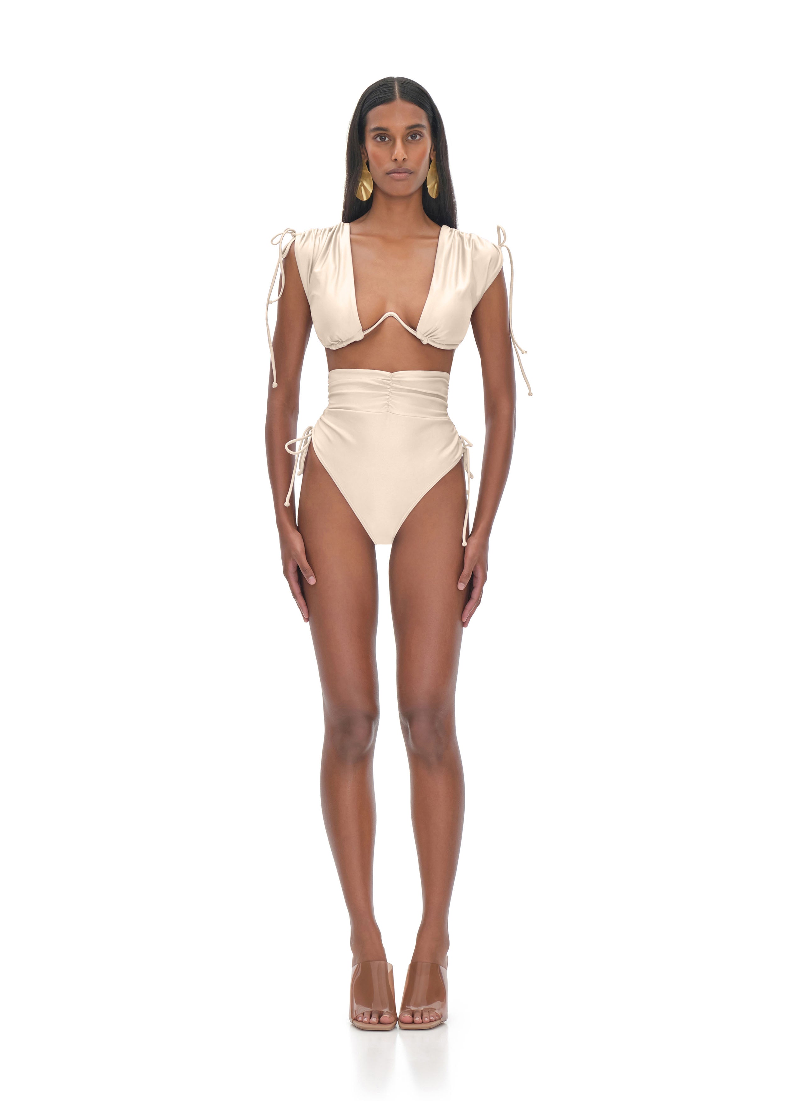 MENASA VANILLA HIGH RISE BIKINI BOTTOM