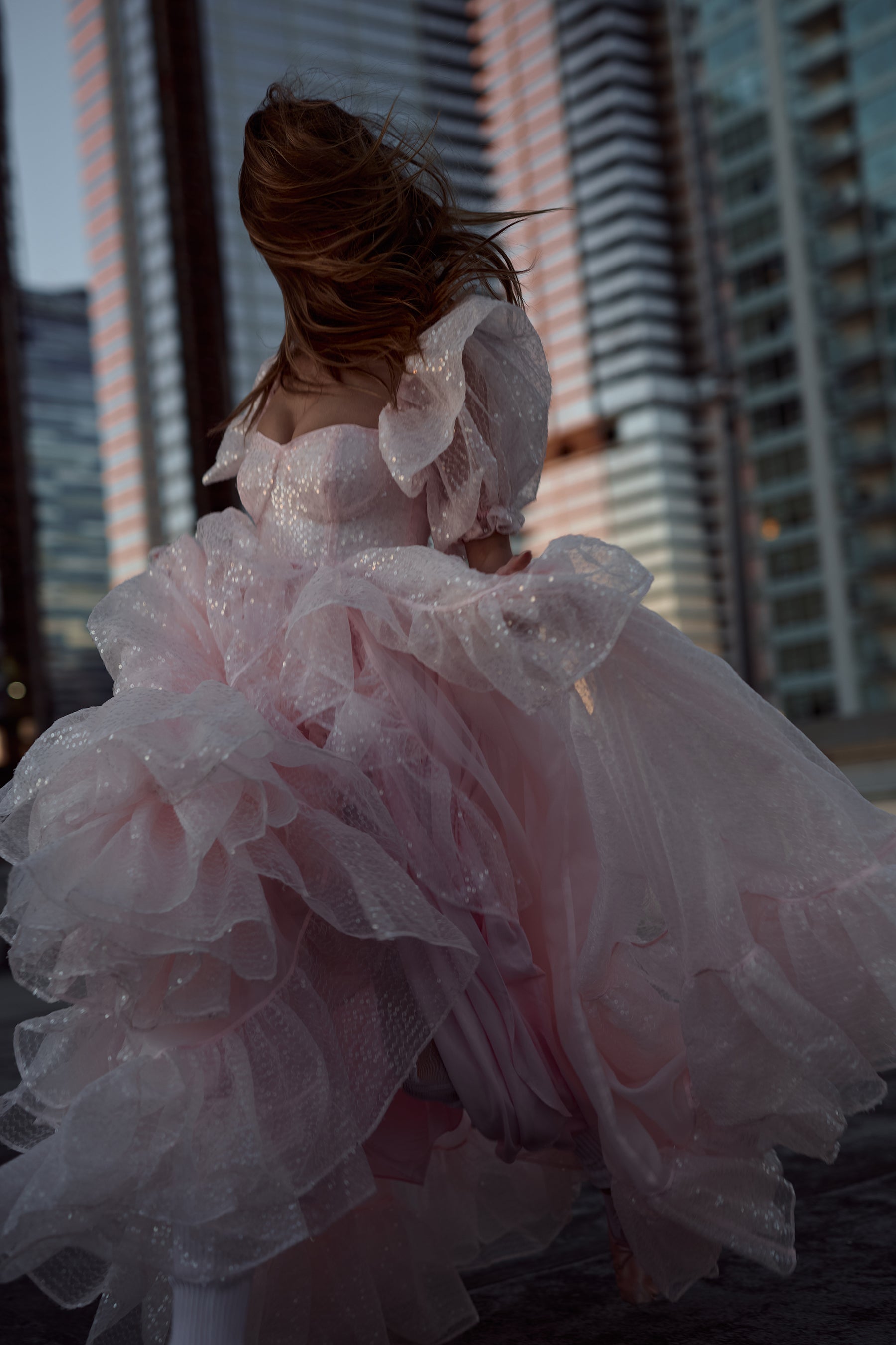 The Sparkling Rose Bloom Gown