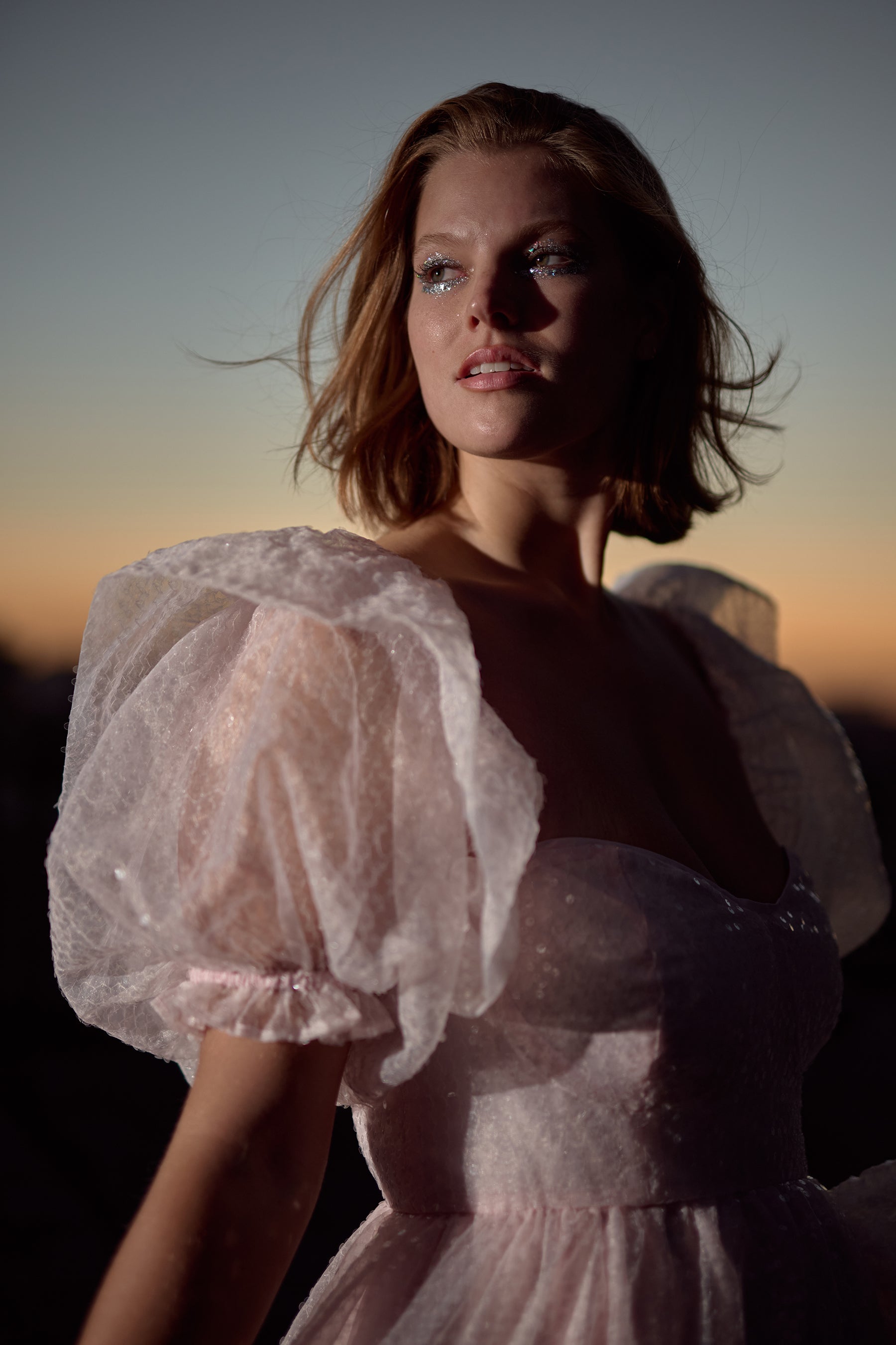 The Sparkling Rose Bloom Gown
