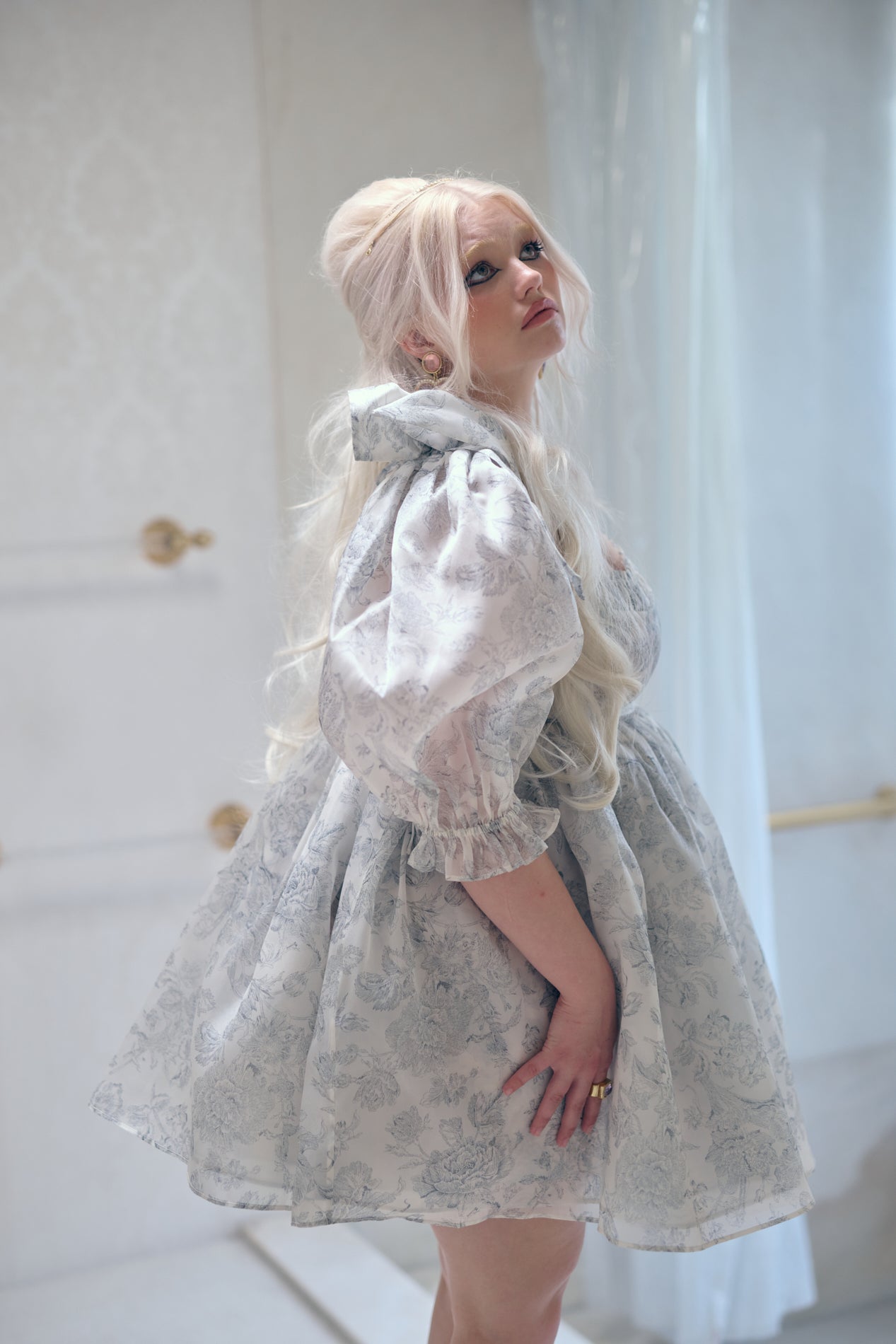 The Austen Da Vinci Puff Dress