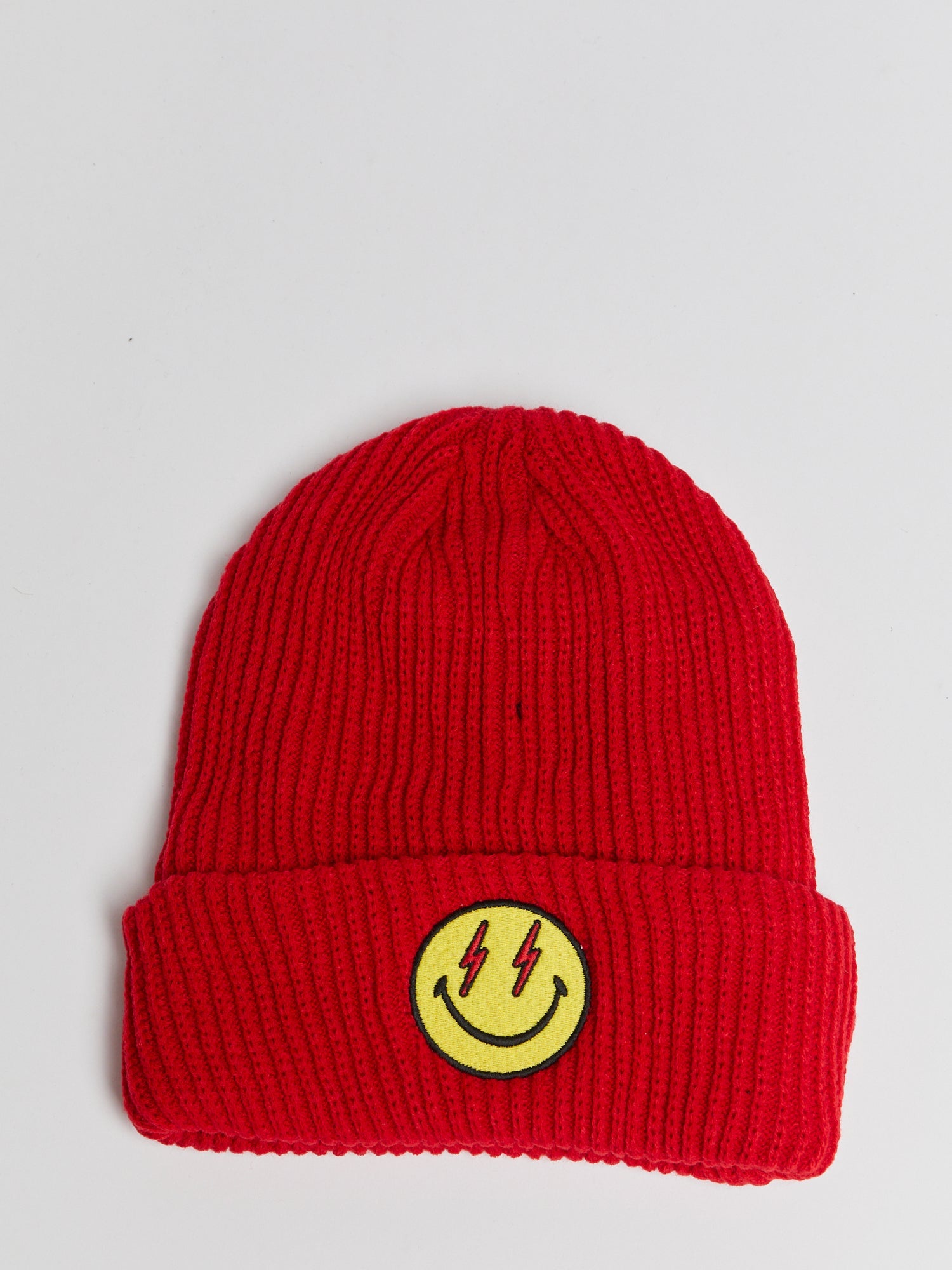 BOLT SMILEY RIB BEANIE | Aviator Nation