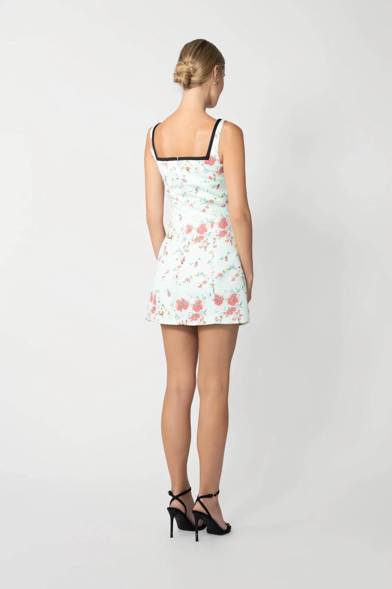 Mabel Mini Dress - Mint Multi