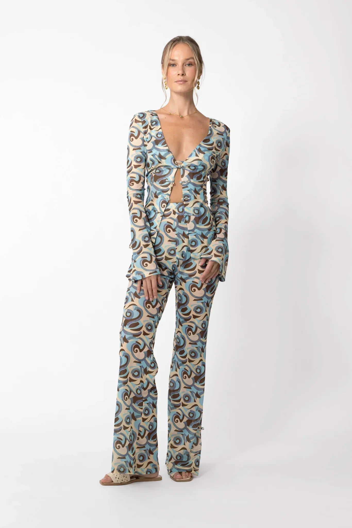 Delphi Pant - Blue Multi