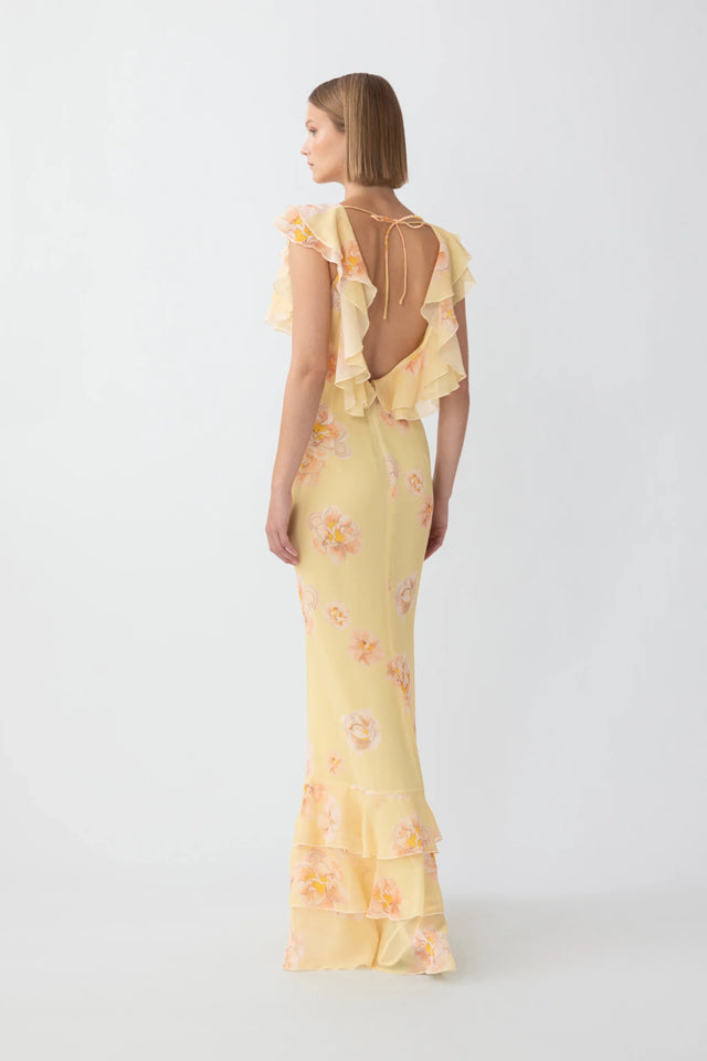 Gaia Dress - Yellow Multi