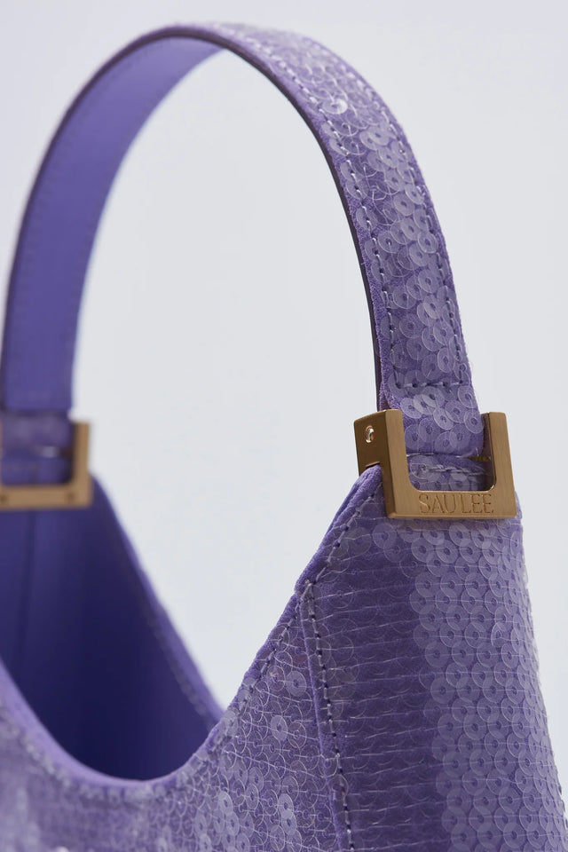 Mini Sau Sequin Mini Bag - Lavender
