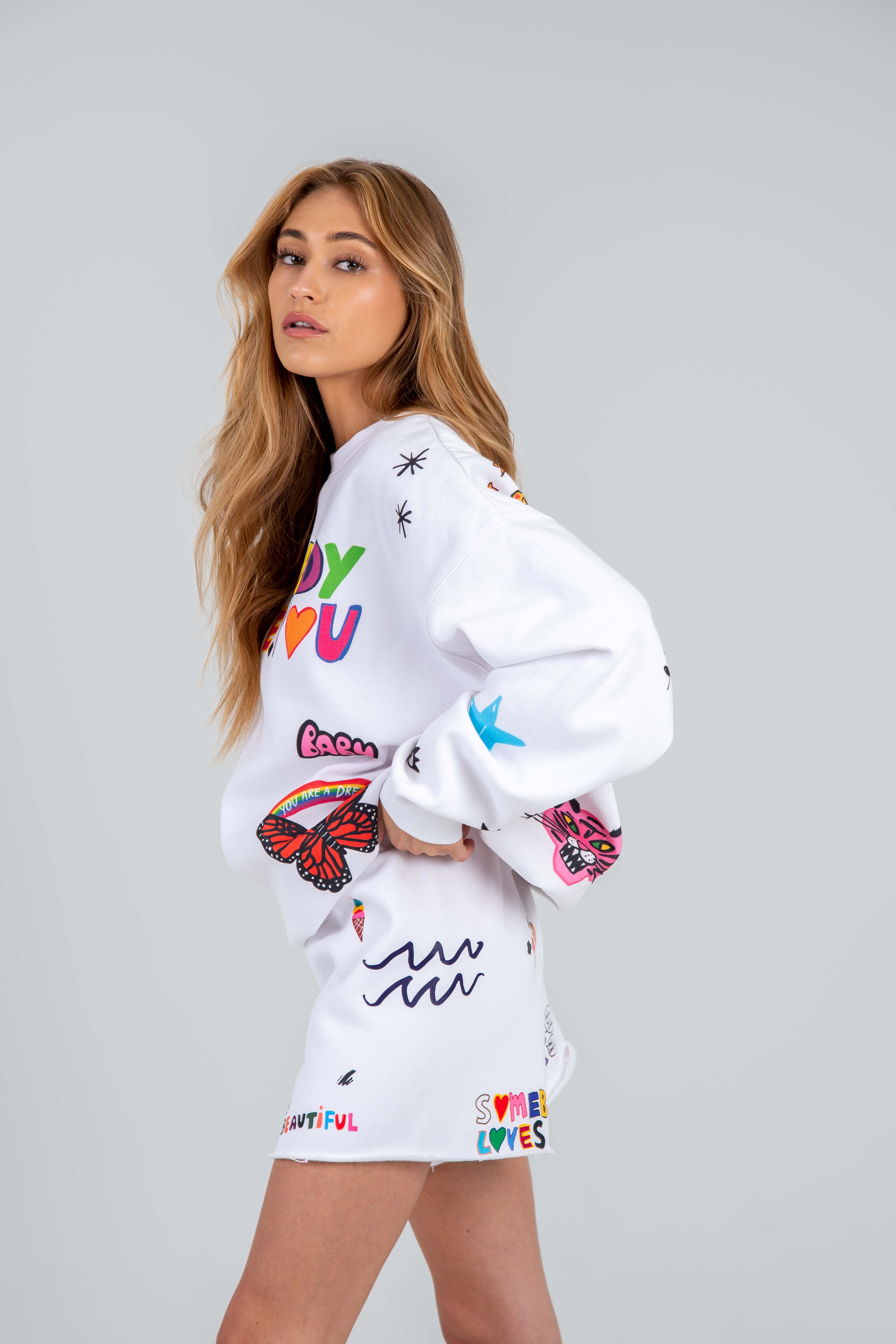 Mayfair x @iscreamcolour Somebody Loves You Sweatshorts