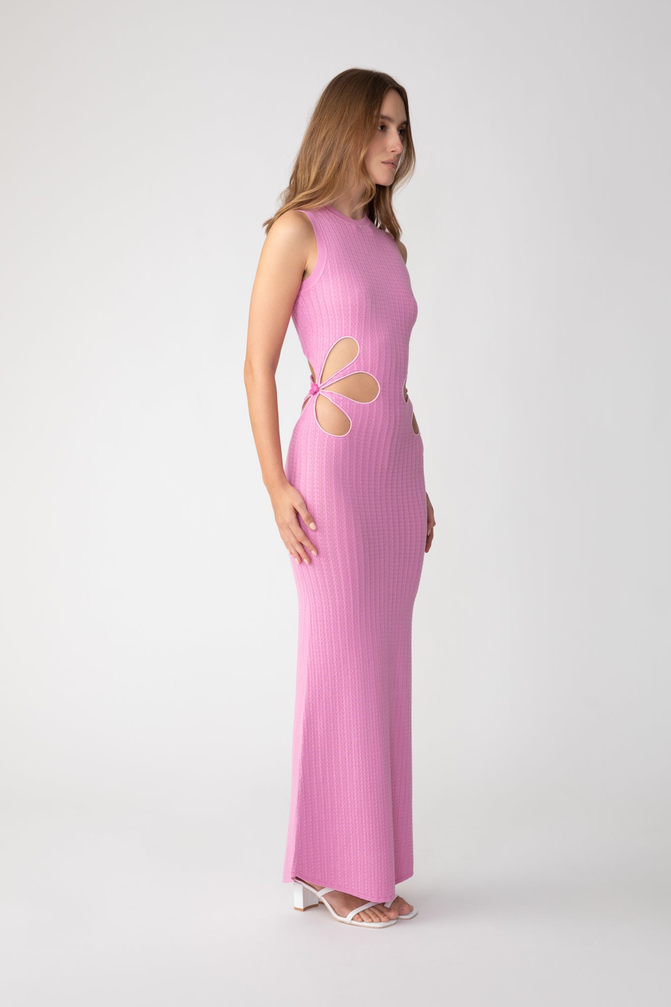 Daria Dress - Taffy Pink