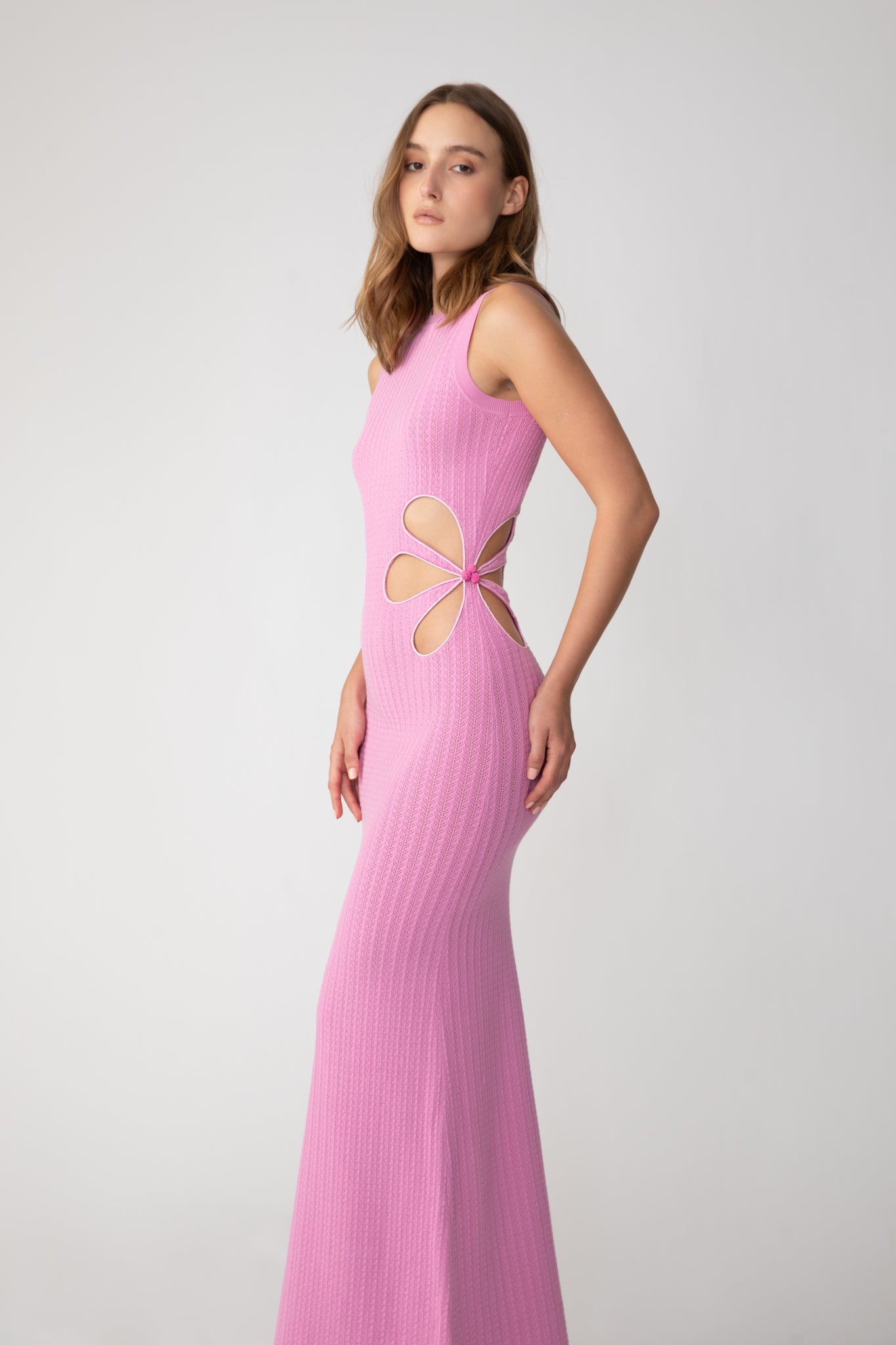 Daria Dress - Taffy Pink