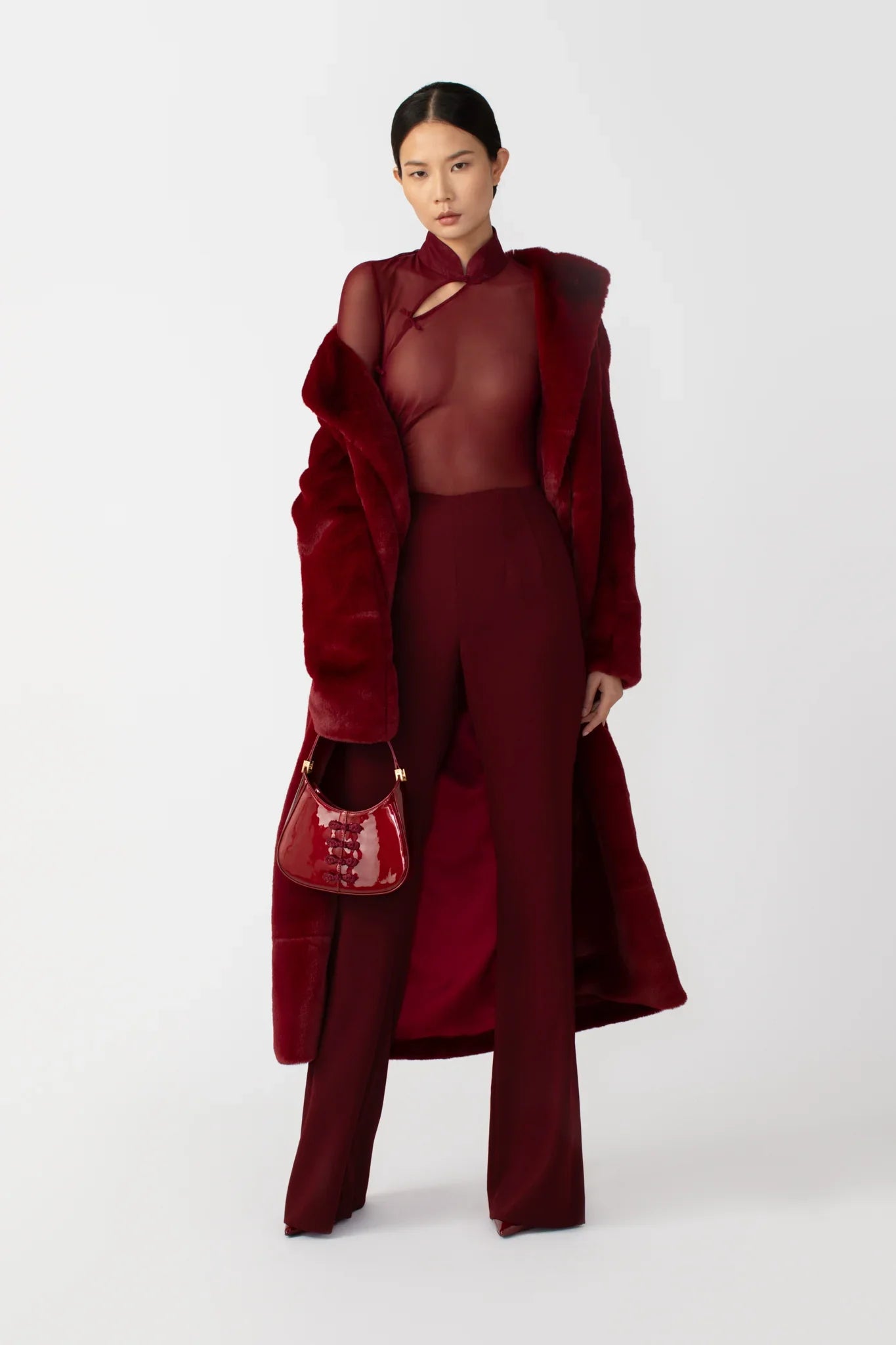 Quinn Coat - Bordeaux