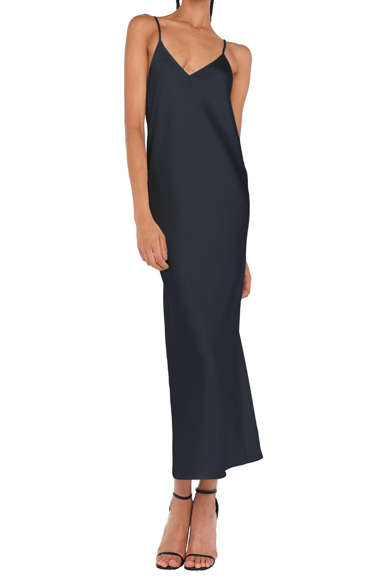 BIAS SLIP DRESS TO MIDCALF