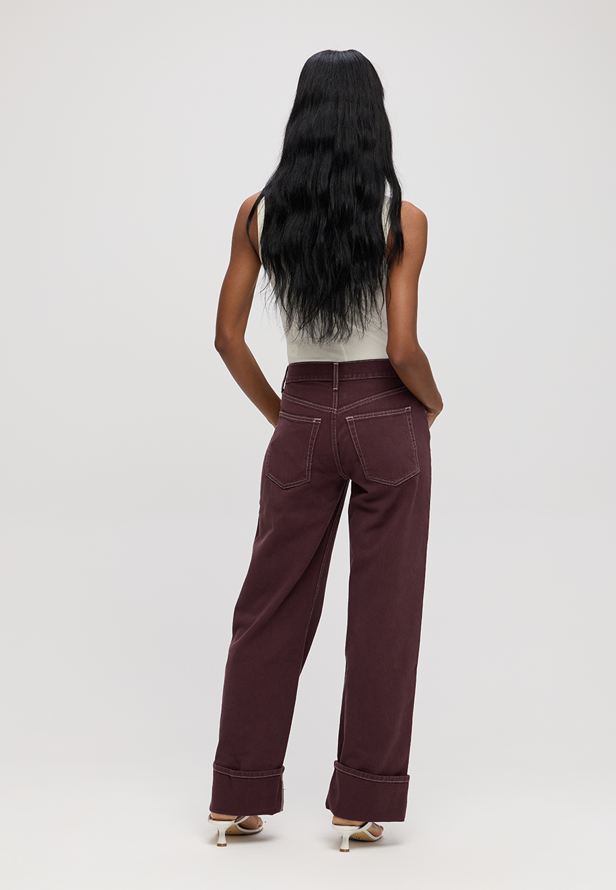 Stanton High Rise Relaxed Cuff - Sassafras