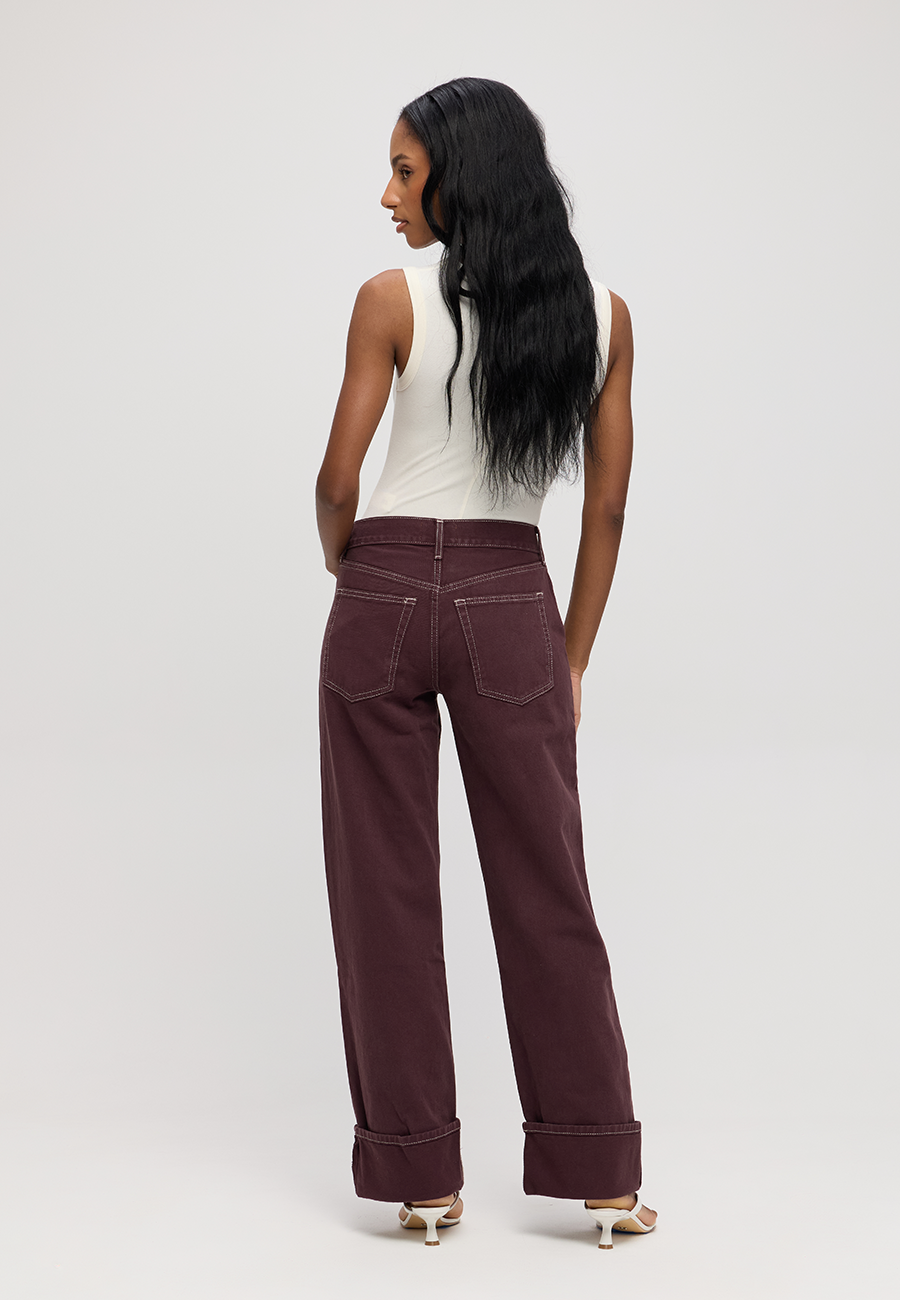 Stanton High Rise Relaxed Cuff - Sassafras