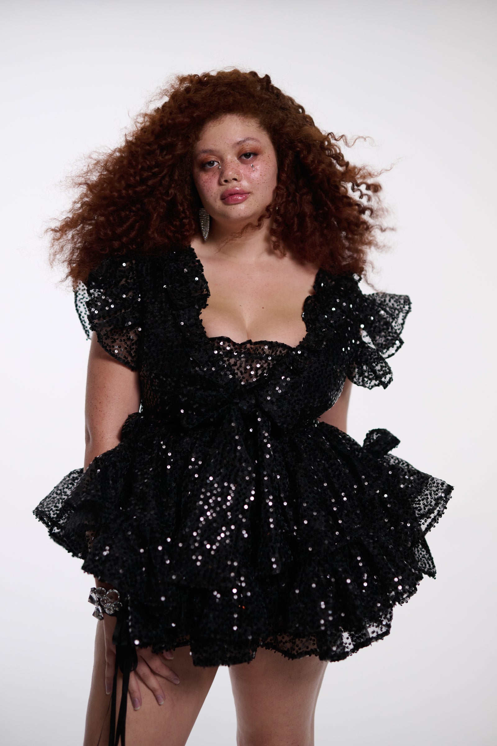 Onyx Bisous Dress