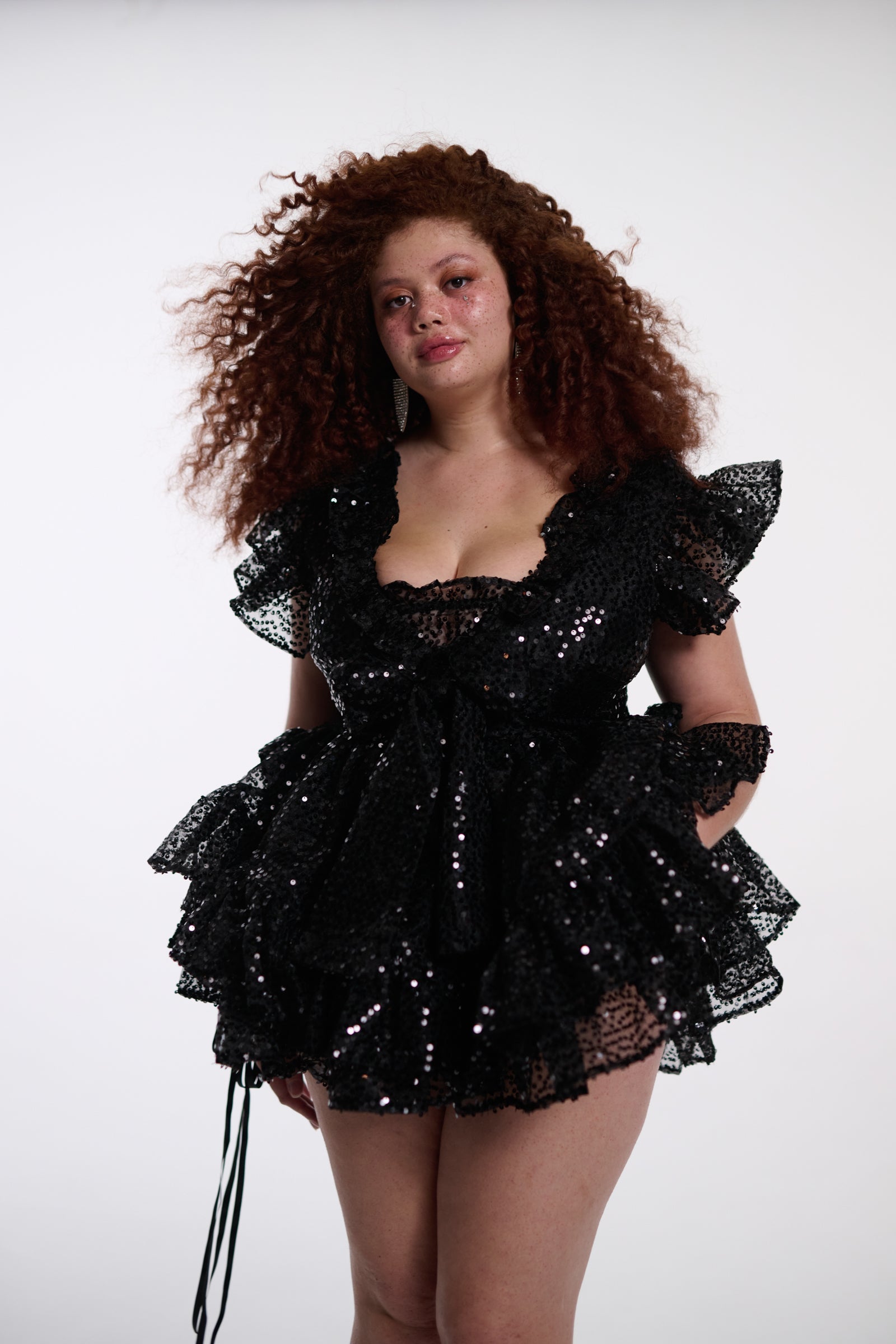 Onyx Bisous Dress