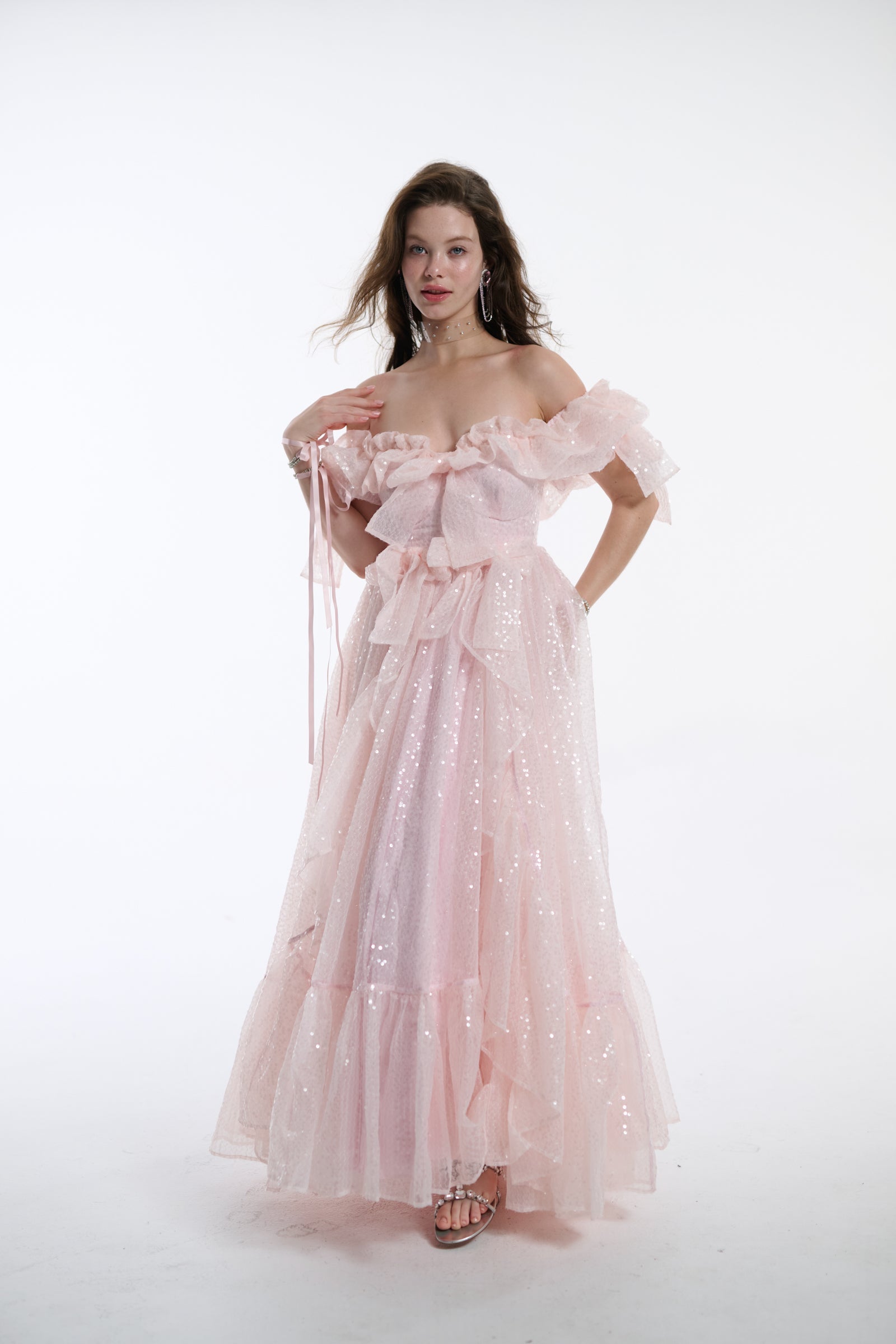 The Sparkling Carriage Gown