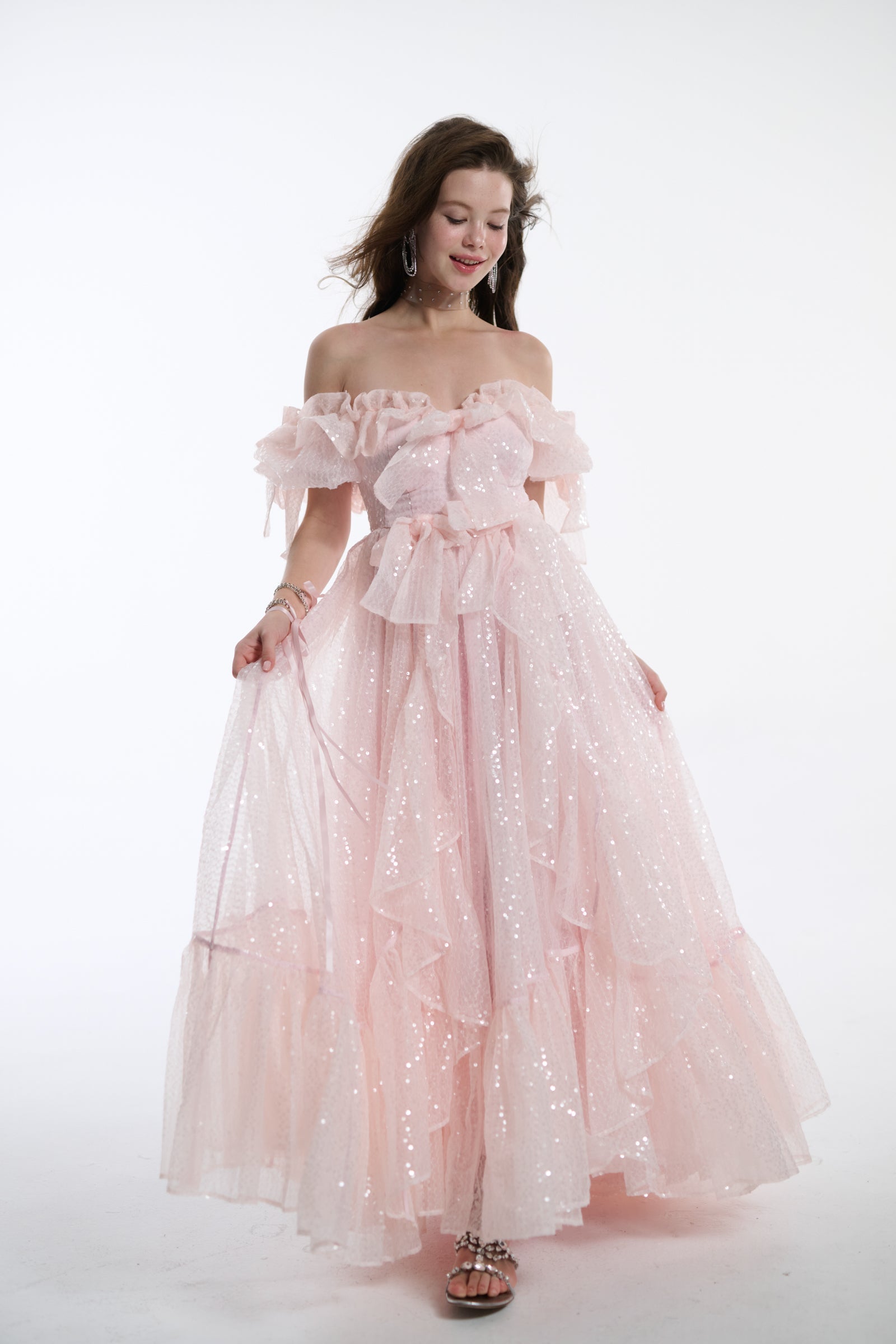 The Sparkling Carriage Gown