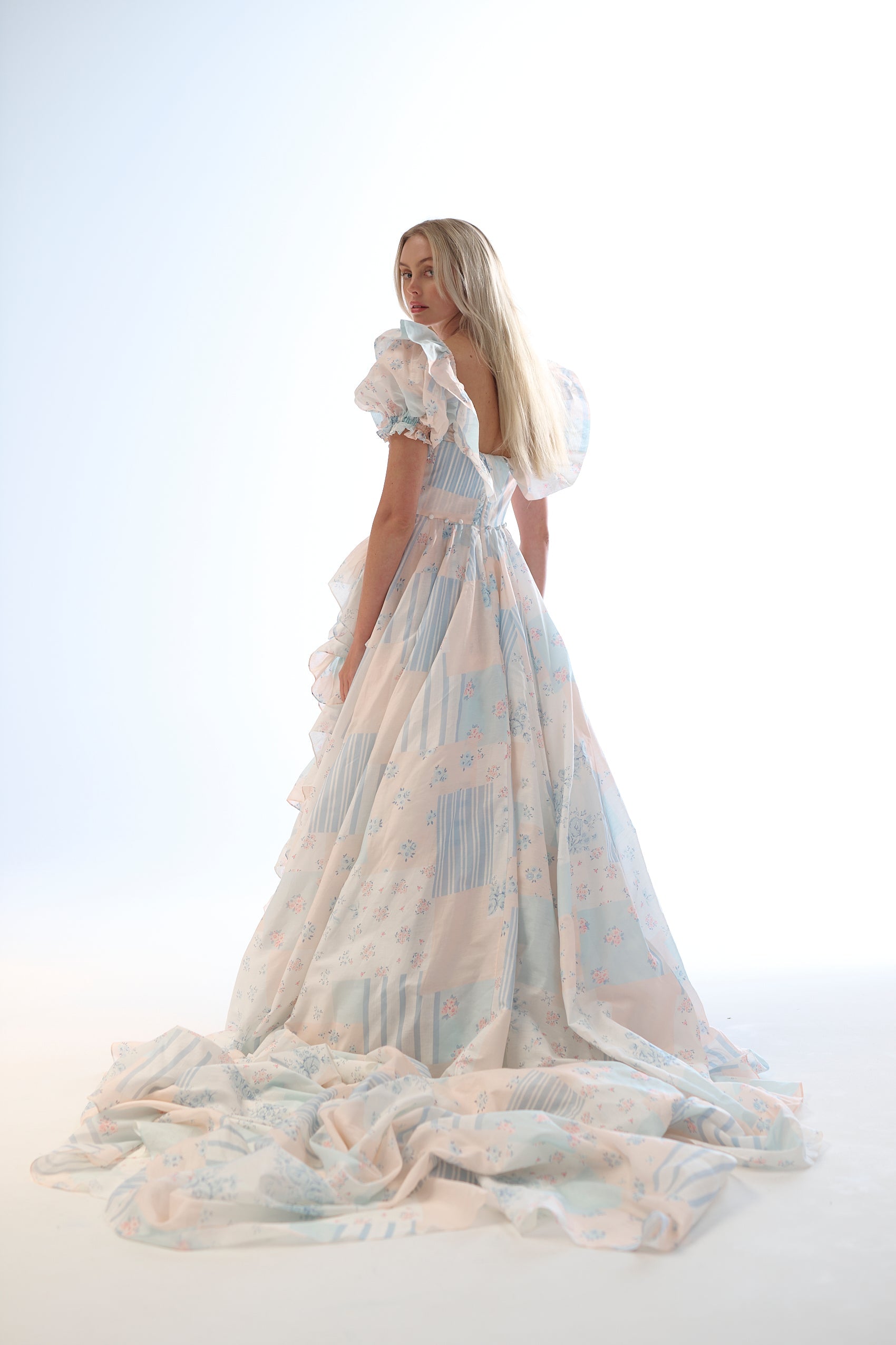 The Babysitter Silk Organdy In Bloom Gown