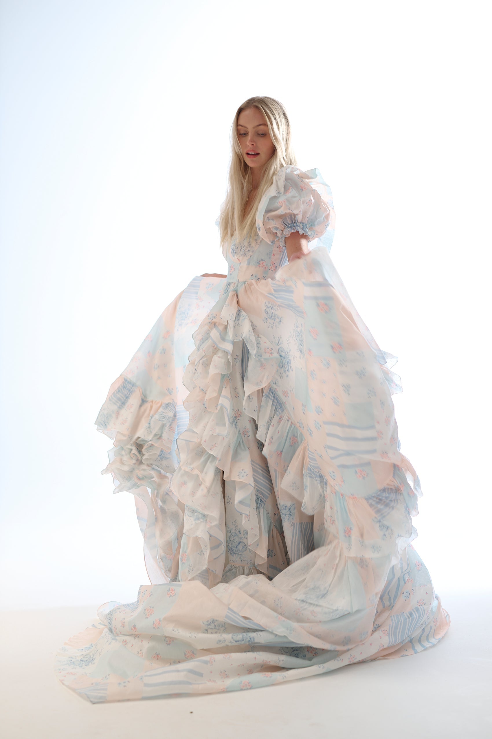 The Babysitter Silk Organdy In Bloom Gown