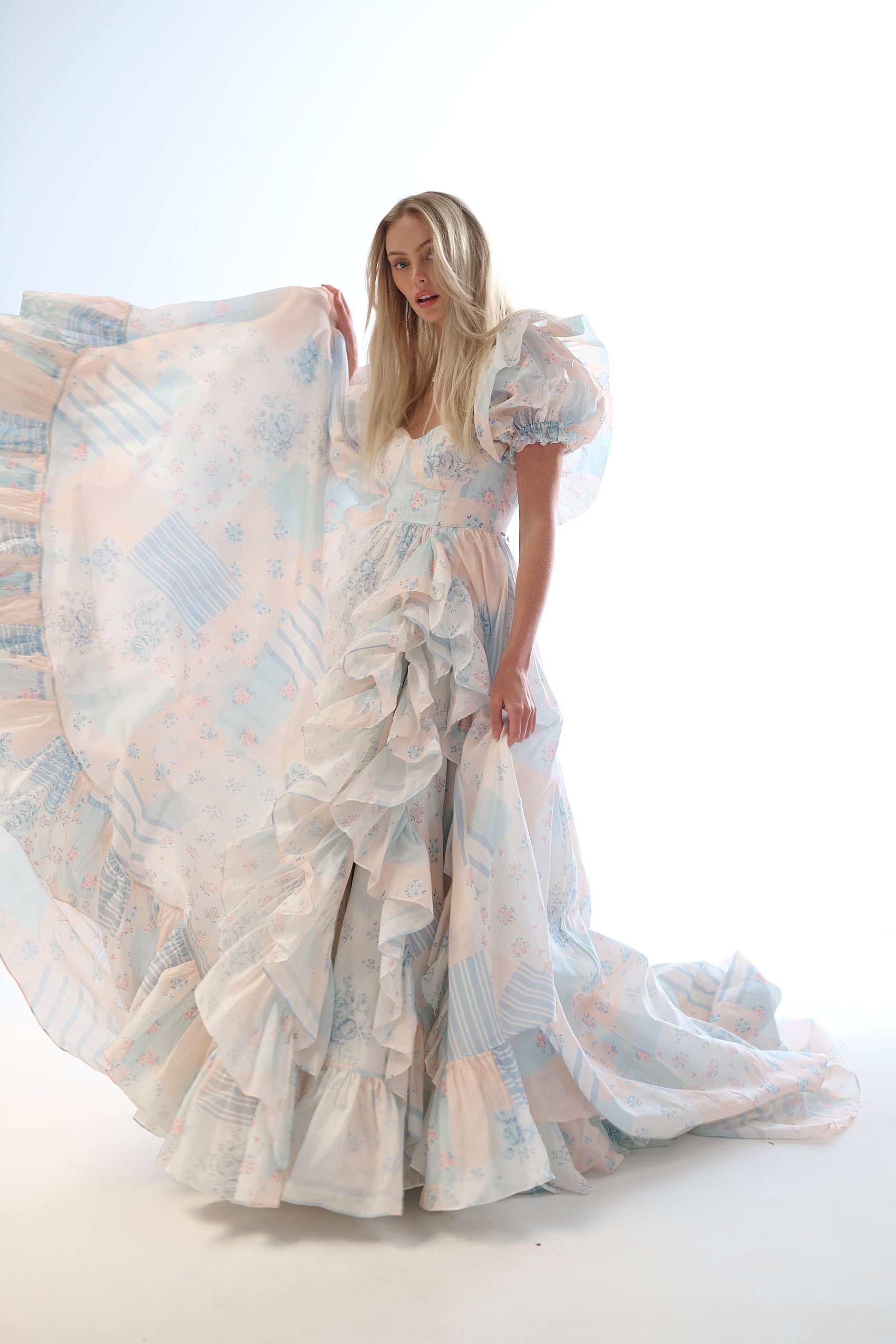 The Babysitter Silk Organdy In Bloom Gown